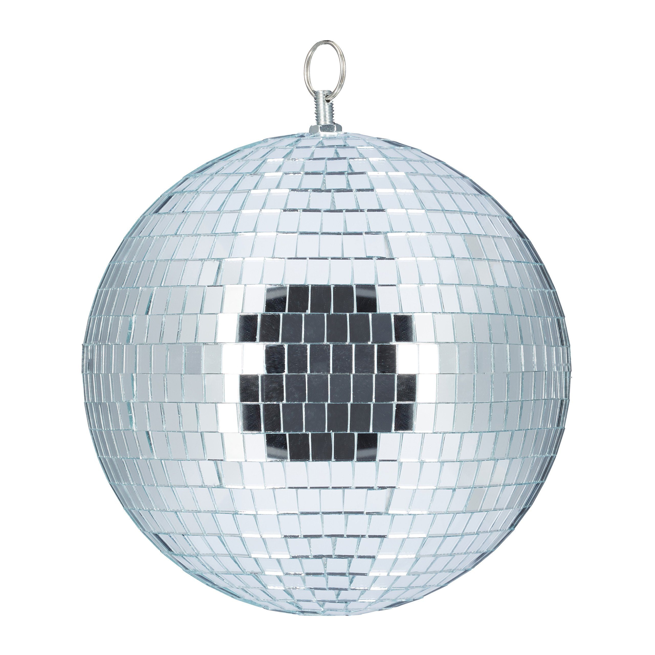 relaxdays Discolicht Discokugel 20 cm, Erzeugt funkelnde Lichtspiele, Kein Leuchtmittel enthalten