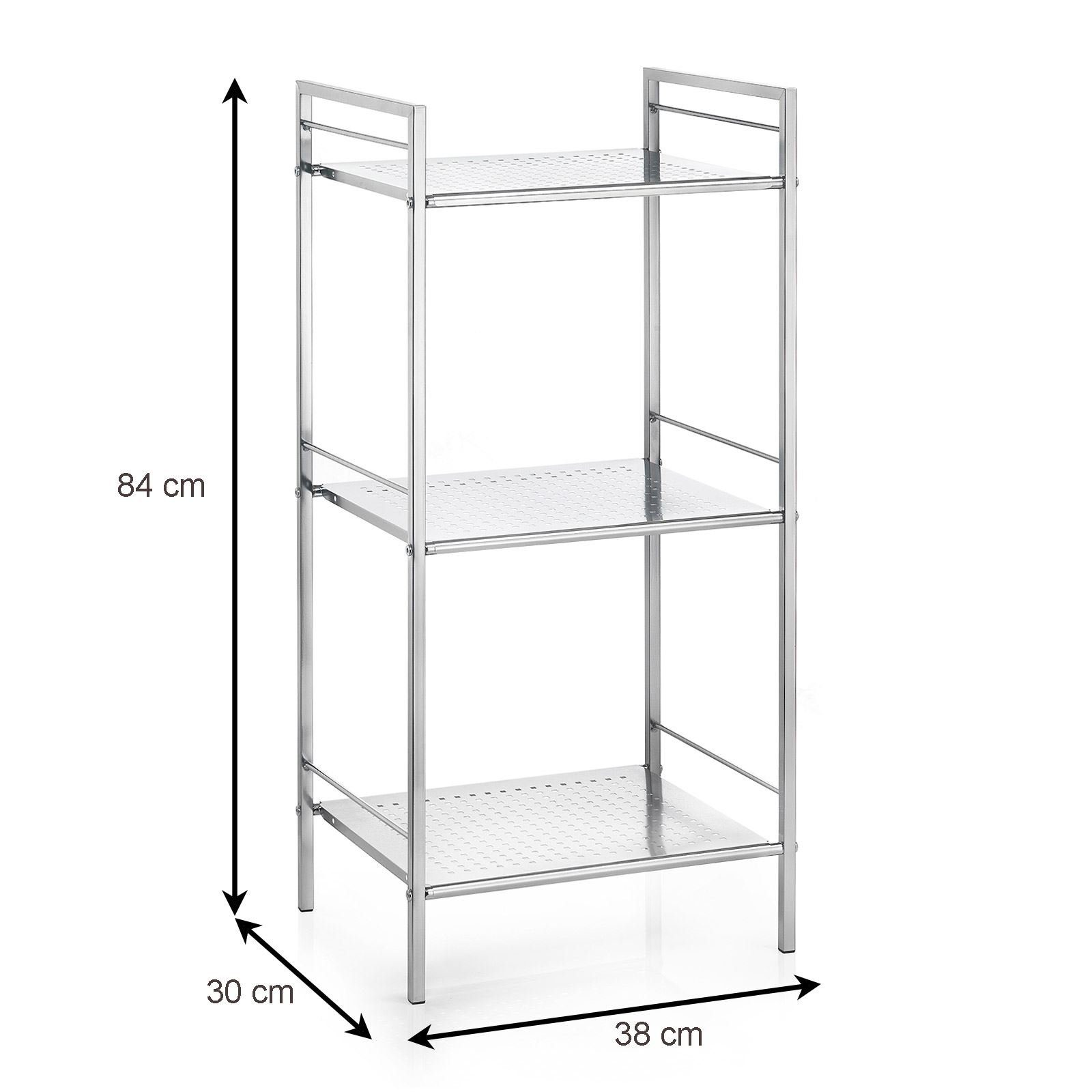 IDIMEX Standregal MATIS, Regal Badregal Metallregal verchromt 3 oder 4 Böde günstig online kaufen