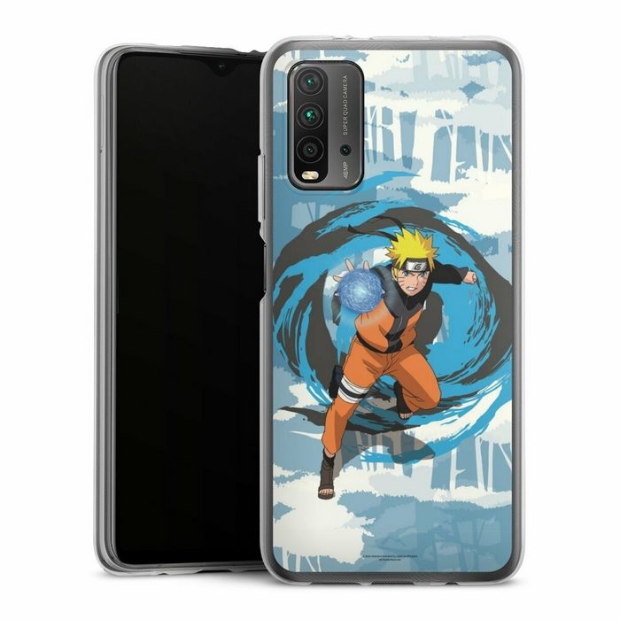 DeinDesign Handyhülle Offizielles Lizenzprodukt Manga Naruto Shippuden Naruto Rasengan Xiaomi Redmi 9T Silikon Hülle Bumper Case Handy Schutzhülle
