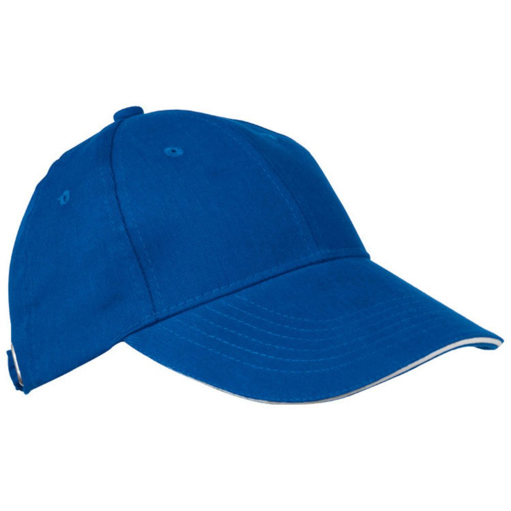 Livepac Office Baseball Cap Baumwoll-Basecap 6 Panel heavy-brushed Cotton / Farbe: blau