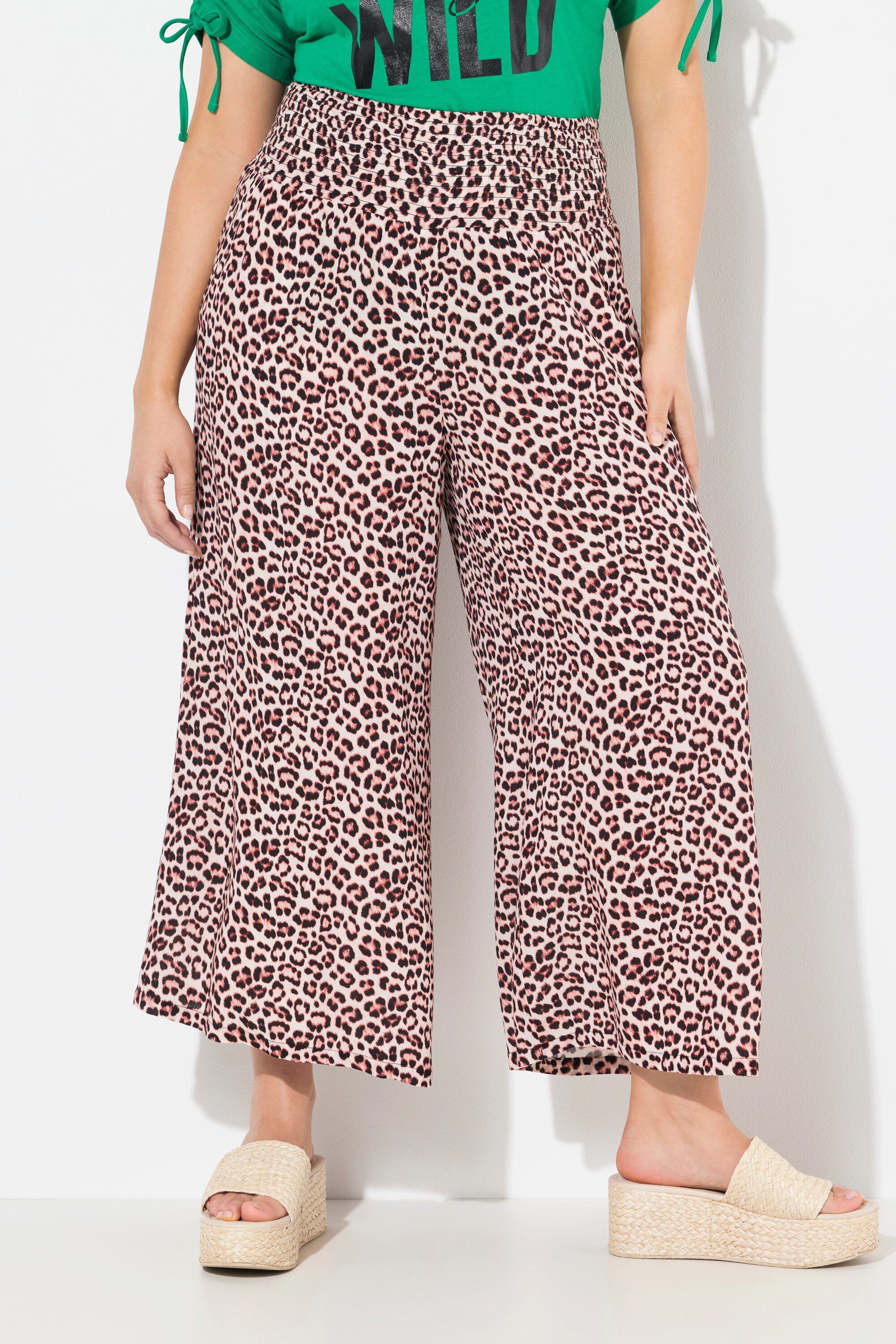 Ulla Popken Culotte Culotte Rose Leomuster günstig online kaufen