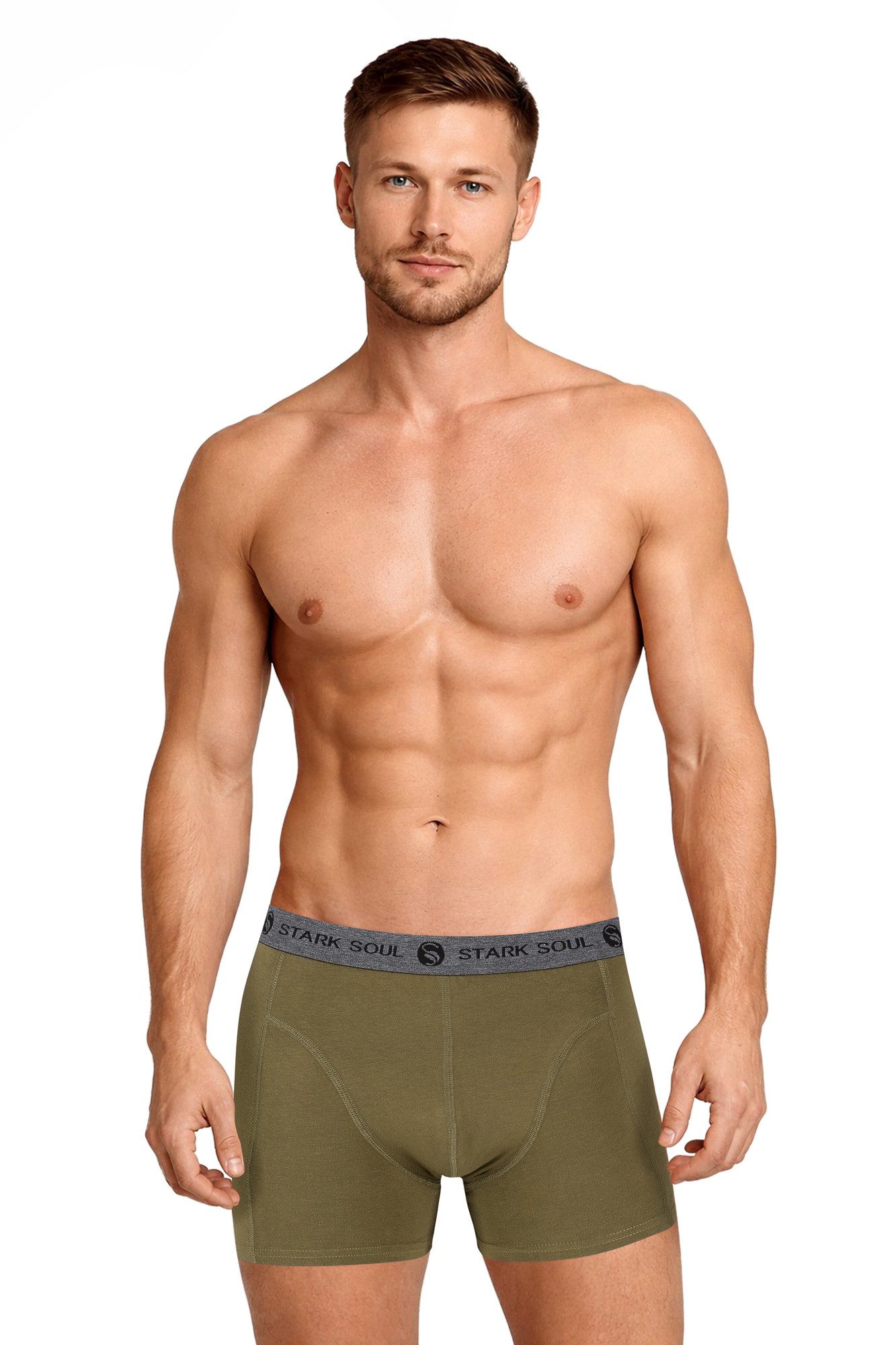 Stark Soul® Boxershorts Herren Boxershorts, 3er Pack, Retroshorts, Trunks - weiche Baumwolle 3er-Pack