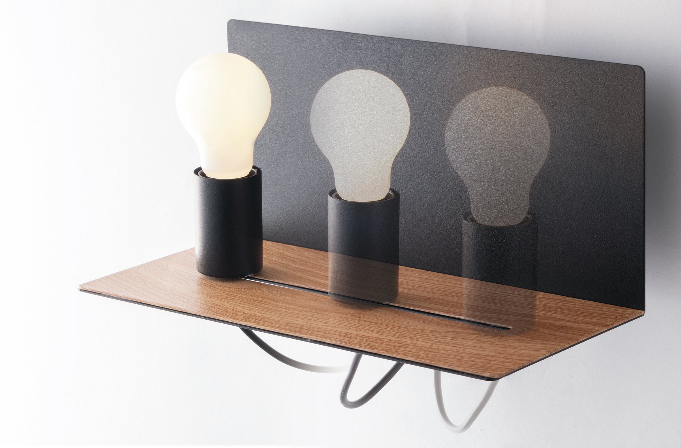 LUCE Design Wandleuchte FLASH, ohne Leuchtmittel, Wandleuchte