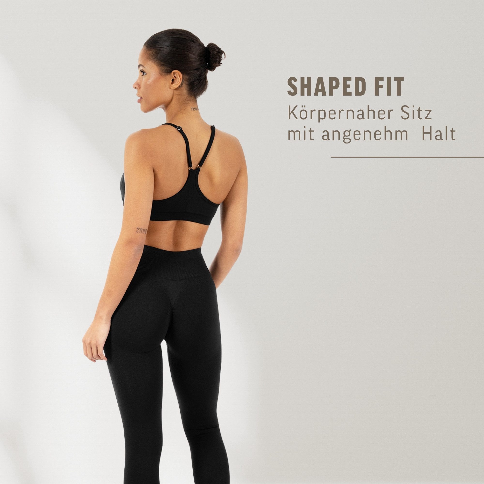 Smilodox Sport-BH Timea, Bustier Damen, Shaped Fit, Fitness Bra, Gym & Freizeit Racerback, Rippbund, elastisch, weiches Material, Stretch
