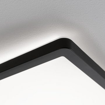Paulmann LED Panel LED Deckenleuchte Atria Shine in Schwarz 22W 1800lm 4000K, keine Angabe, Leuchtmittel enthalten: Ja, fest verbaut, LED, 4000, LED Panele