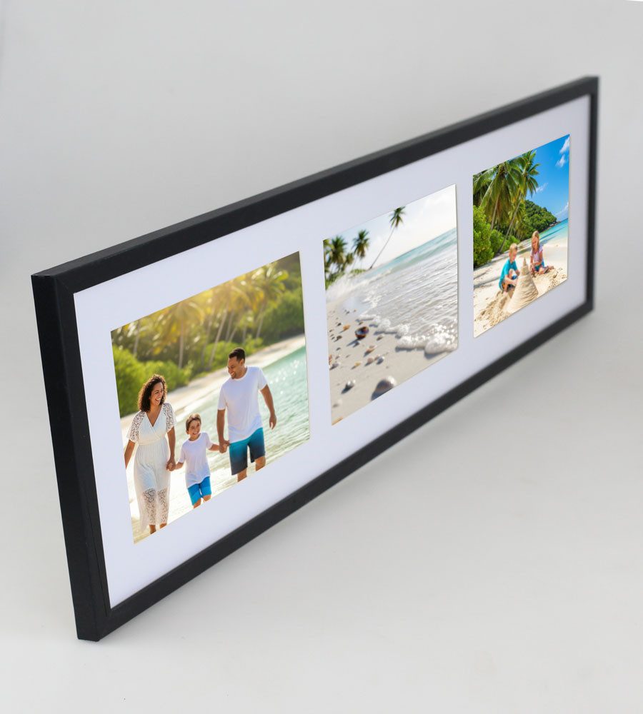 IDEAL TREND Bilderrahmen Multiframe Collage Bilderrahmen Holz Fotos Massivh günstig online kaufen
