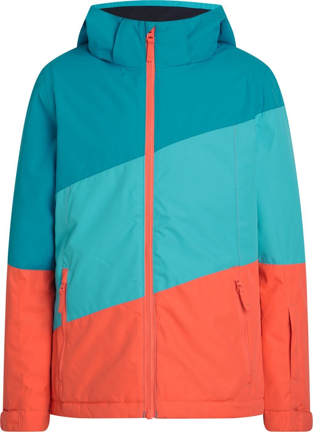 McKINLEY Anorak Inika G - Mädchen Winterjacke - Blau/Orange