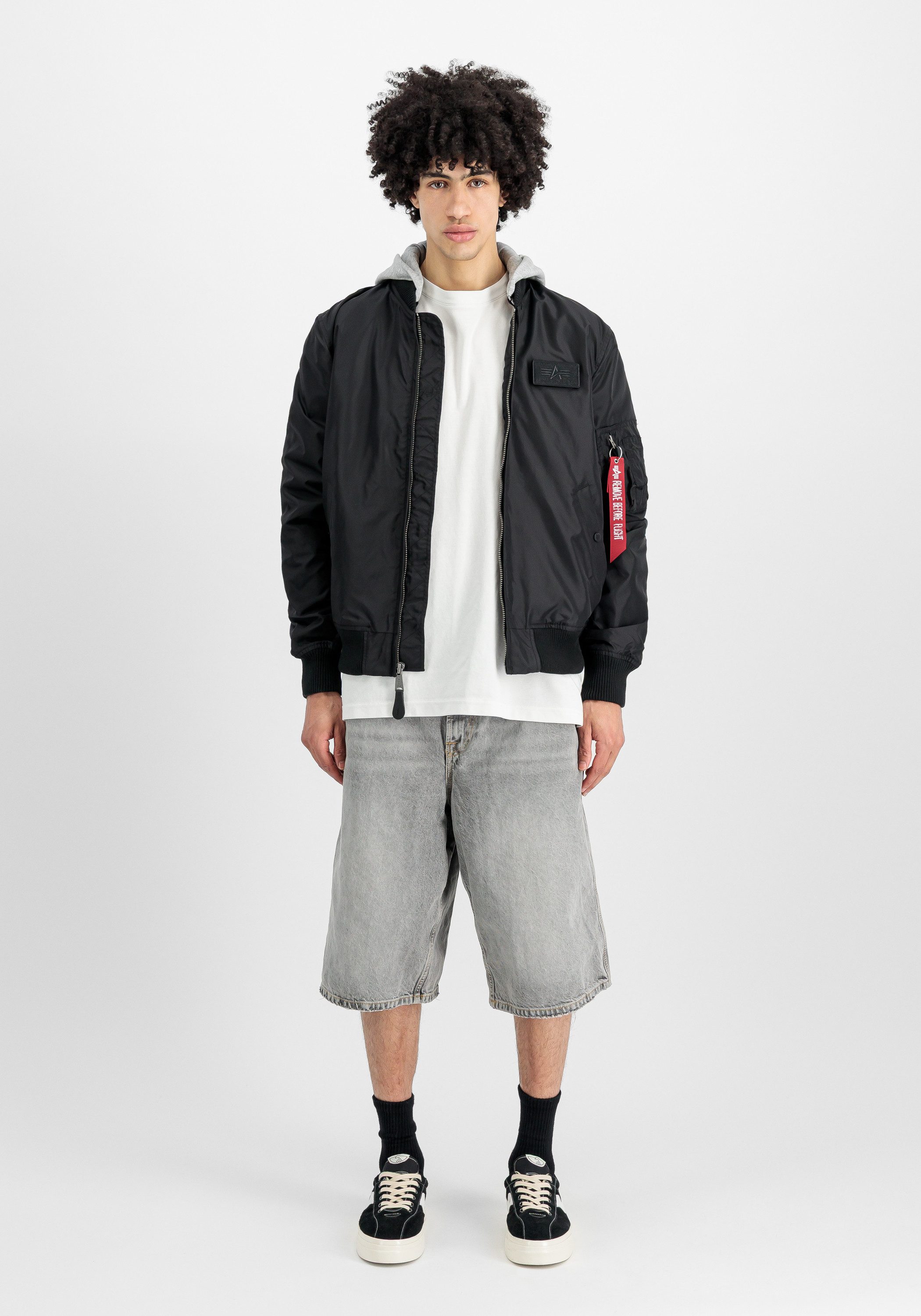 Alpha Industries Bomberjacke MA-1 TT Hood Light