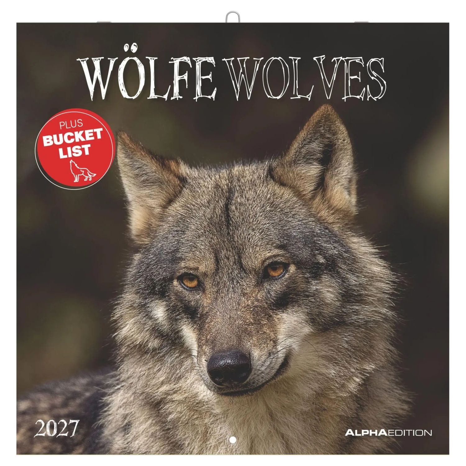 Wandkalender Wölfe 2027