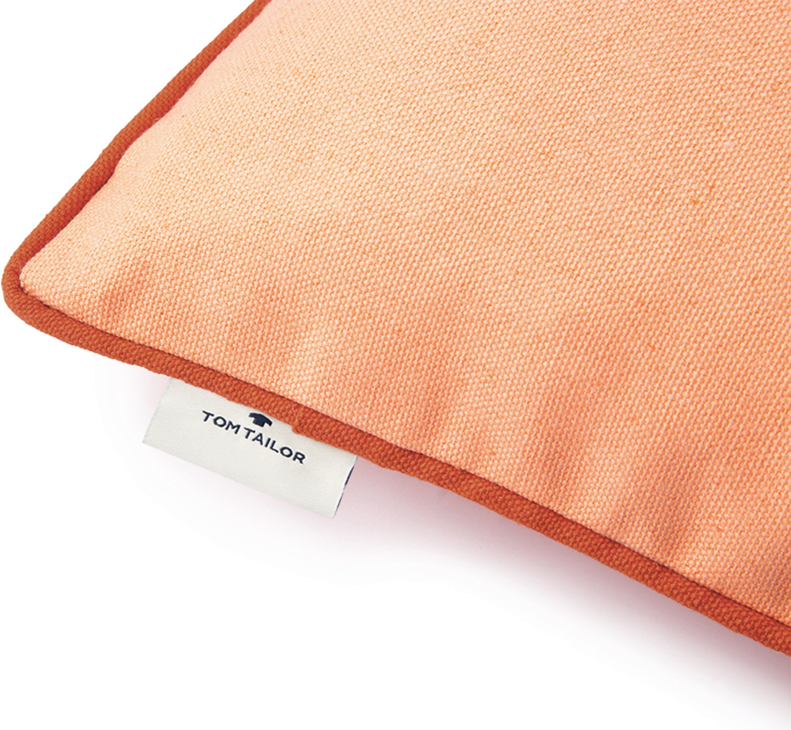 TOM TAILOR HOME Dekokissen Dove Signature, mit Paspel, Kissenhülle ohne Füllung, 1 Stück – Bild 4 von 5