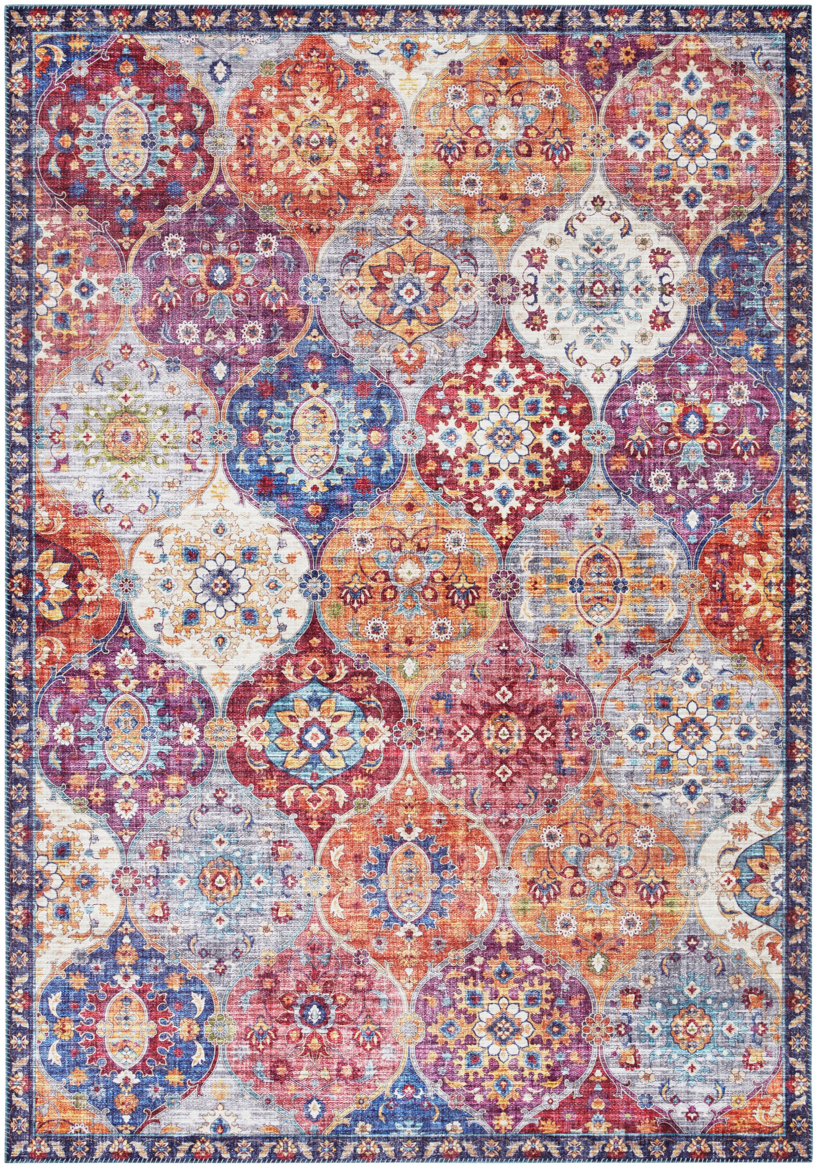 ELLE DECORATION Teppich »Kashmir Ghom«, rechteckig, 5 mm Höhe, Orientalisch günstig online kaufen