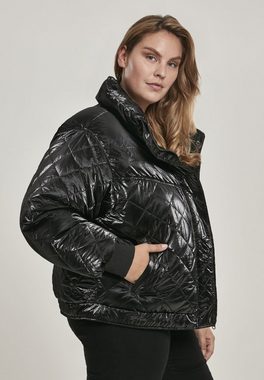 URBAN CLASSICS Winterjacke Damen Ladies Vanish Oversized Diamond Quilt Jacket (1-St)