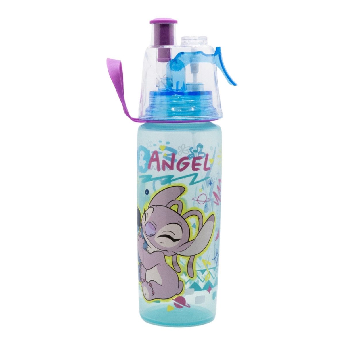 Storline Trinkflasche Lilo & Stitch Sprüh-Trinkflasche 575 ml Kinder Wasserflasche