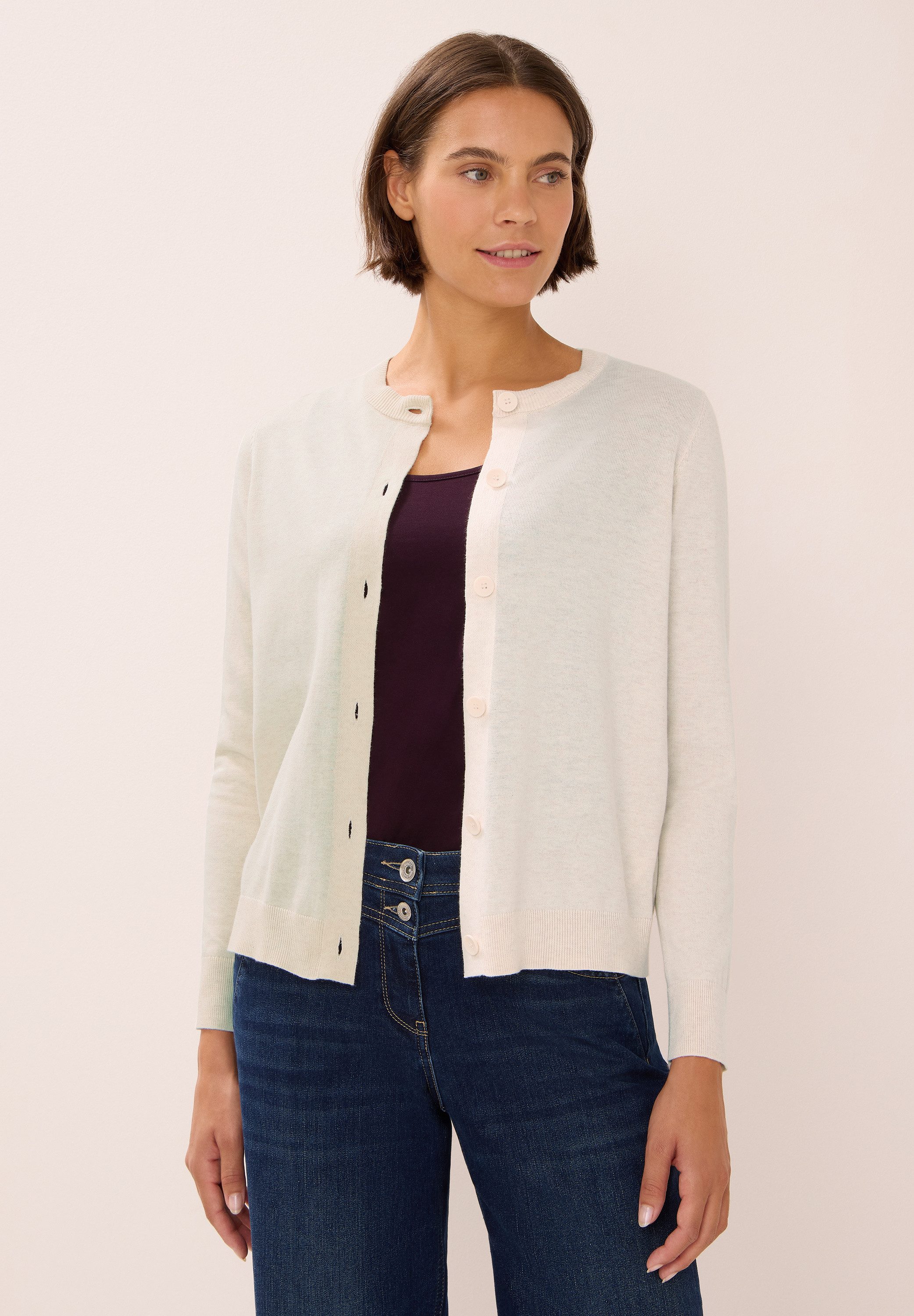 CECIL Cardigan mit Rundhalsausschnitt