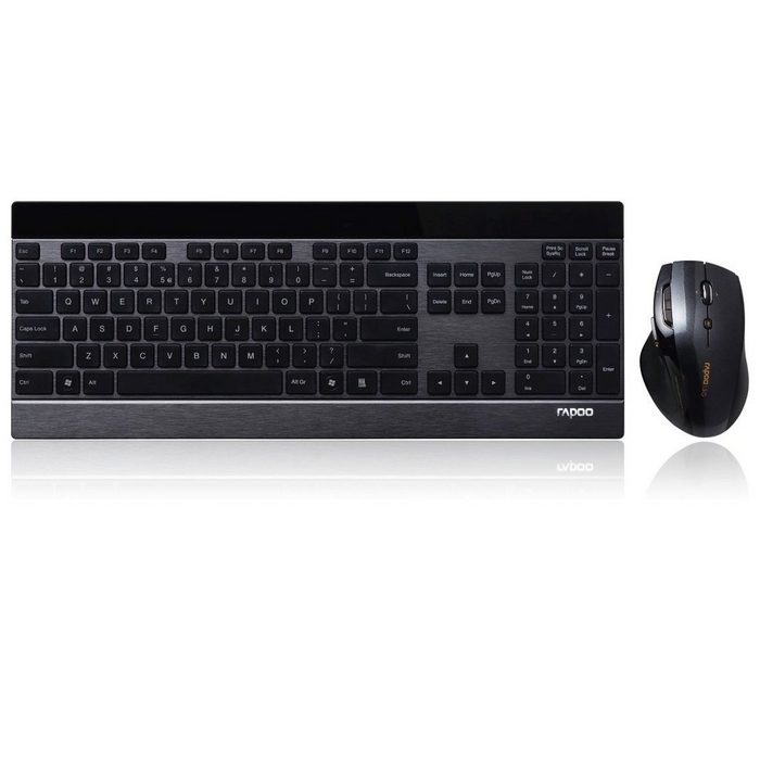 Rapoo 8900P kabelloses Tastatur-Maus-Set 5 GHz Wireless Verbindung 1600 DPI Tastatur- und Maus-Set