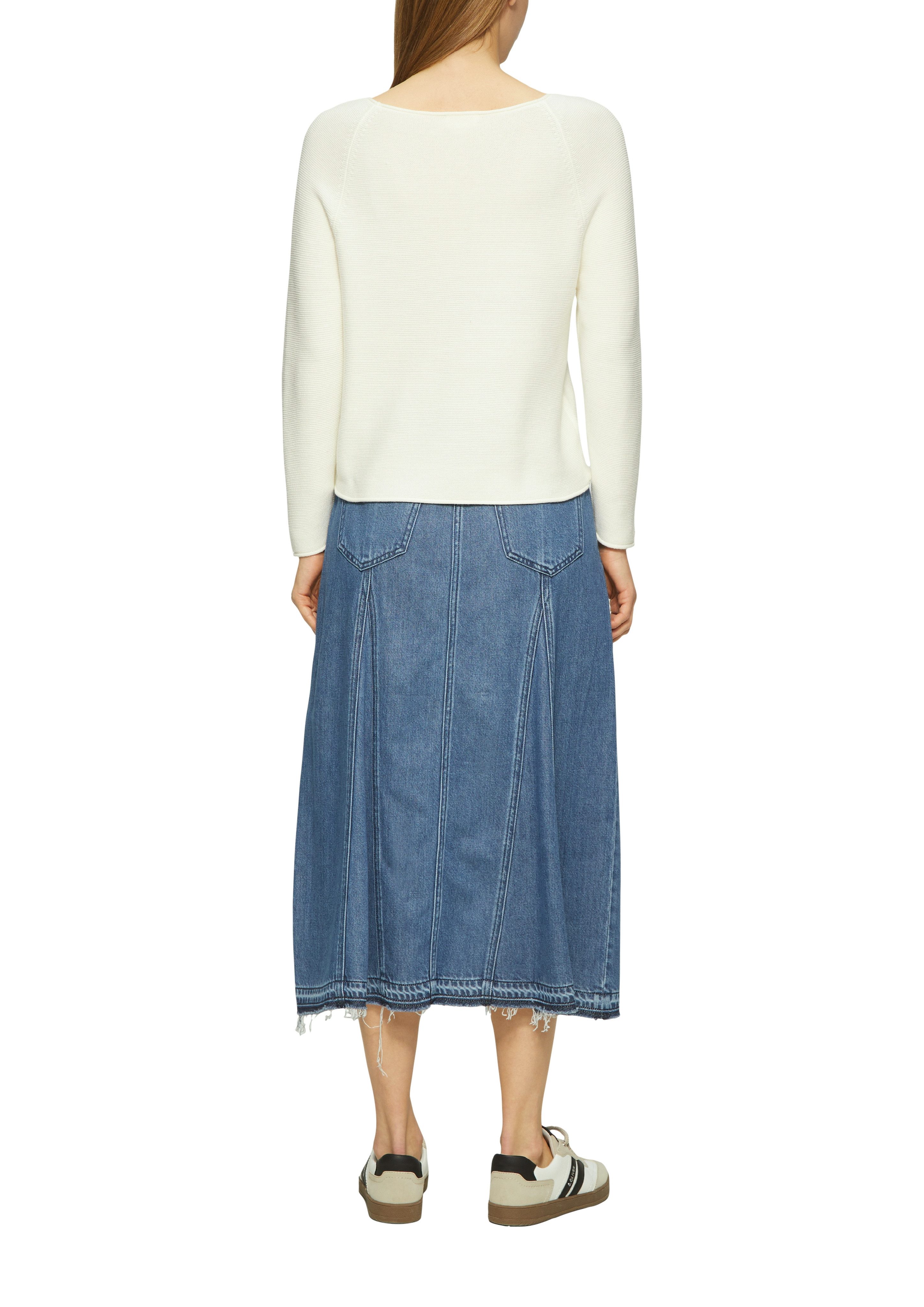 s.Oliver Strickpullover mit U-Boot Ausschnitt