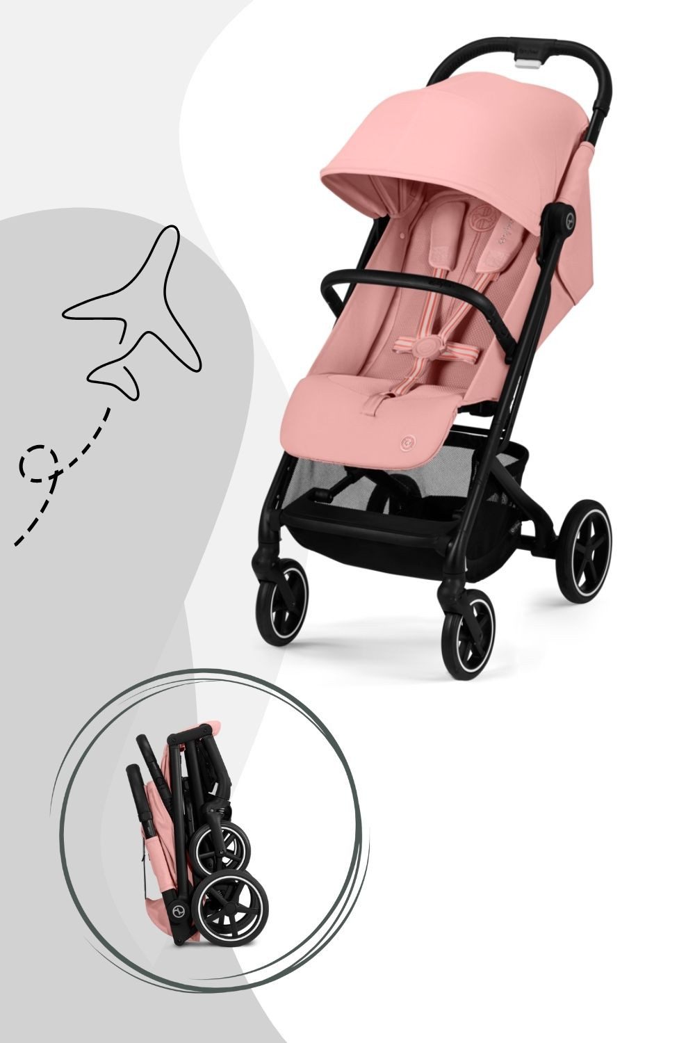Kombi-Kinderwagen Beezy Buggy - Kollektion 2024