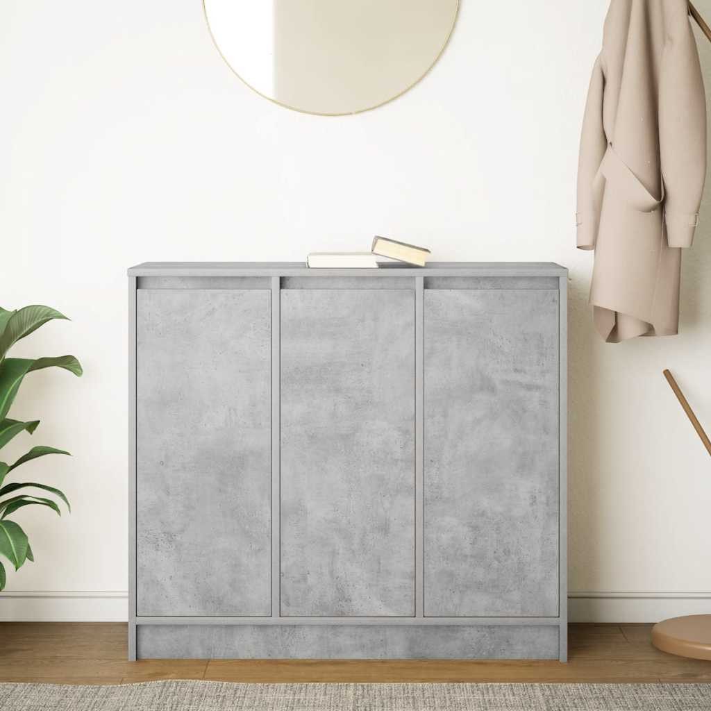 vidaXL Sideboard Sideboard Betongrau 85x34x76 cm Holzwerkstoff (1 St) günstig online kaufen
