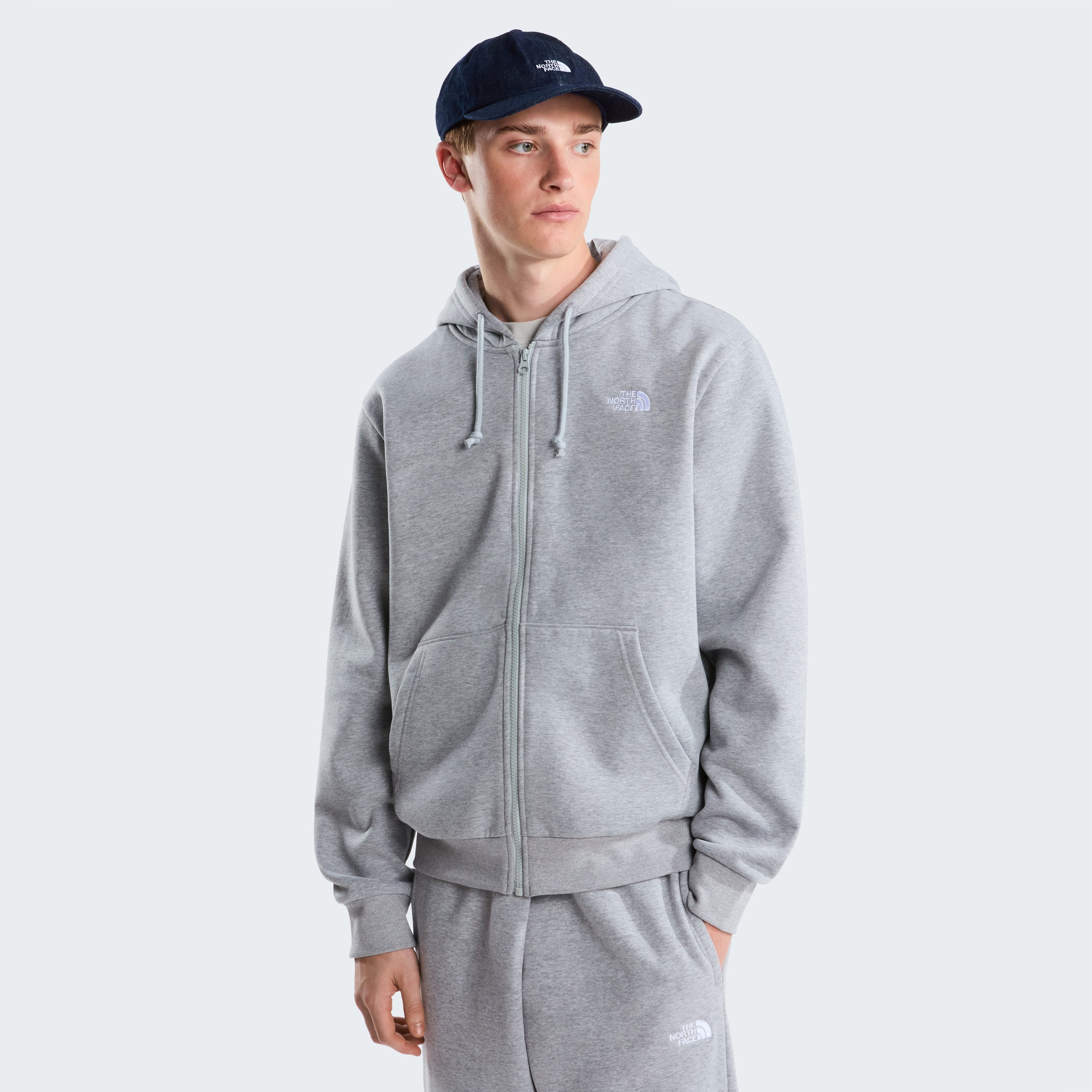 The North Face Sweatjacke M EVOLUTION SIMPLE DOME REGULAR FULL ZIP mit durchgehendem Reißverschluss, Langarm-Ausführung