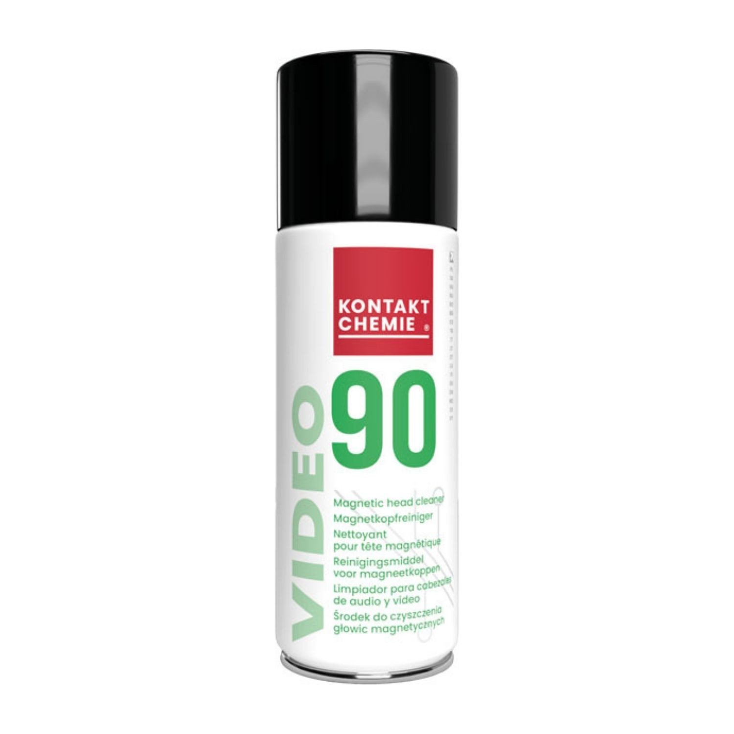 KONTAKT CHEMIE 6 Stück Magnetkopfreiniger, VIDEO 90, je 200ml Reinigungsspray