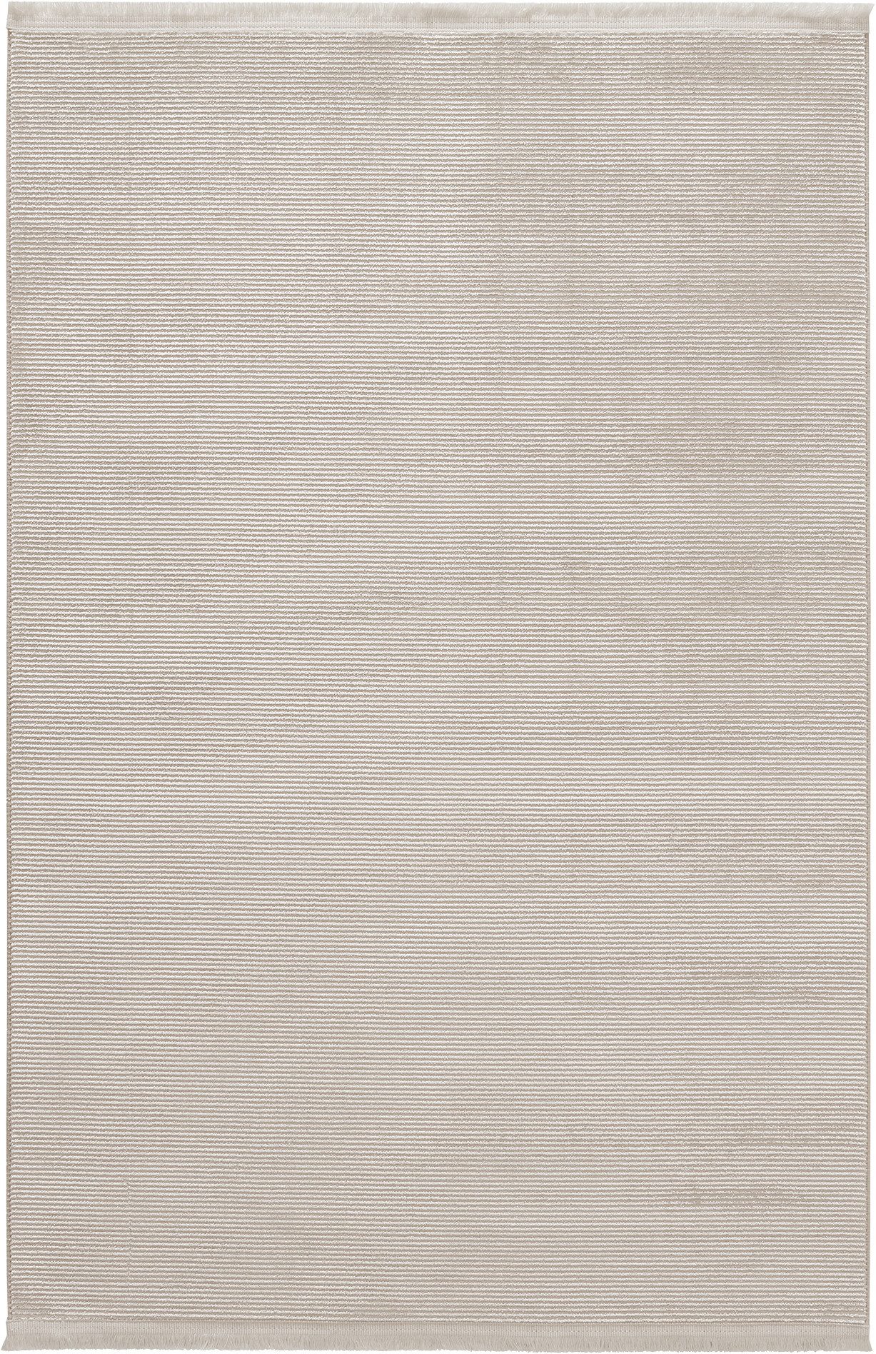 Sehrazat Teppich Diamond 7860, auch als Läufer, rechteckig, Höhe: 8 mm, Kurzflor, Streifen, Viskose, leichter Glanz, mit Fransen, Wohnzimmer