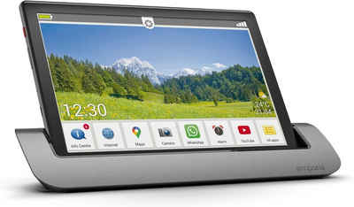 Emporia TAB1_001 PC 2,0 GHz + 1,5 GHz Octa-Core-Prozessor Tablet (10,1", 32 GB, Android 11, 4G Volte, mit Soziale Verbindungen - Inklusive SIM-Karte)