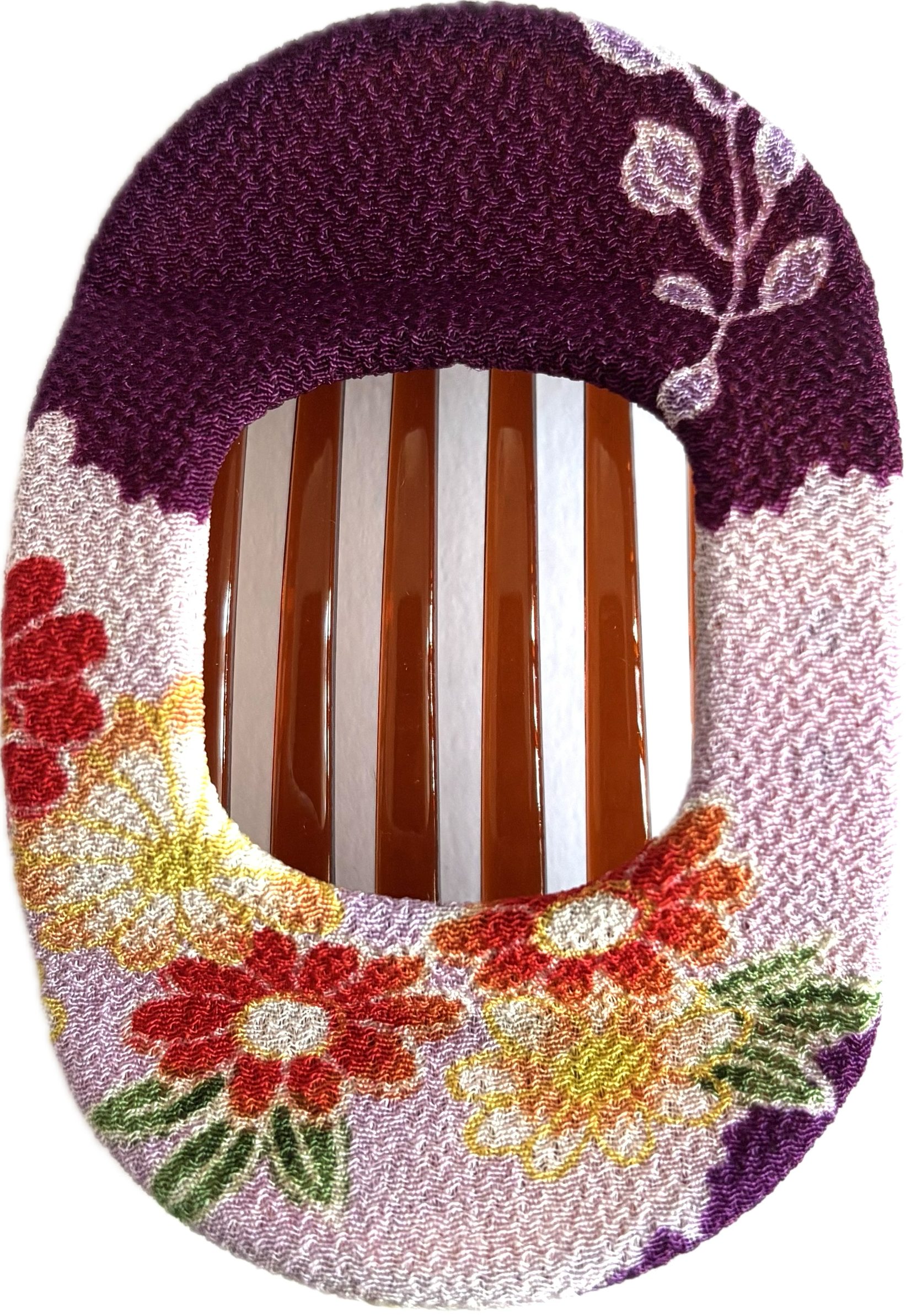 LK Trend & Style Haarklammer Spange, Breiter Clip, großartiges langlebiges Accessoires, Kimono steht für Qualität, Hochwertige Spangen, Kunststoff Clip mit Stoff überzogen
