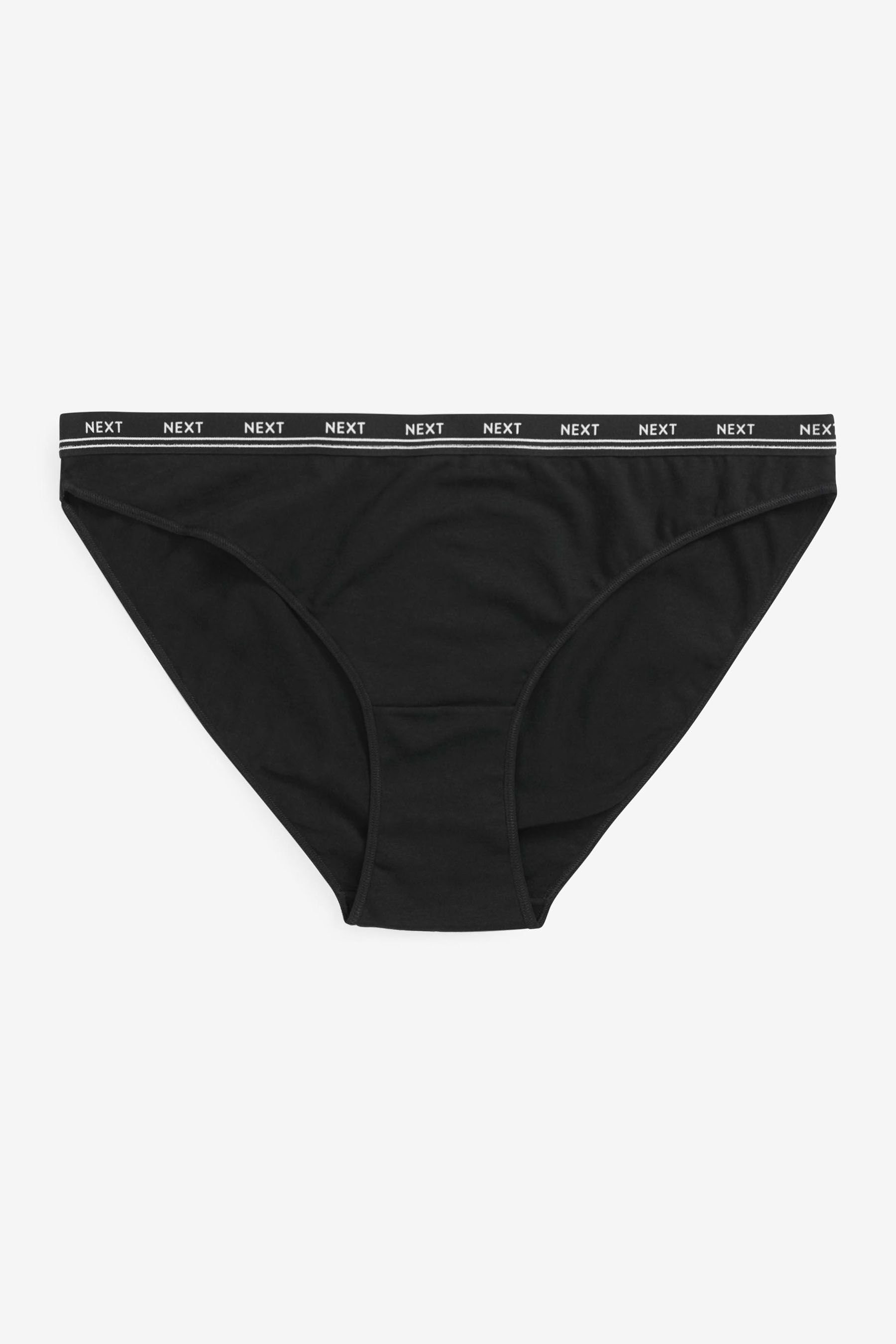 Slip Slips mit hohem Beinschnitt und Logo, 4er-Pack