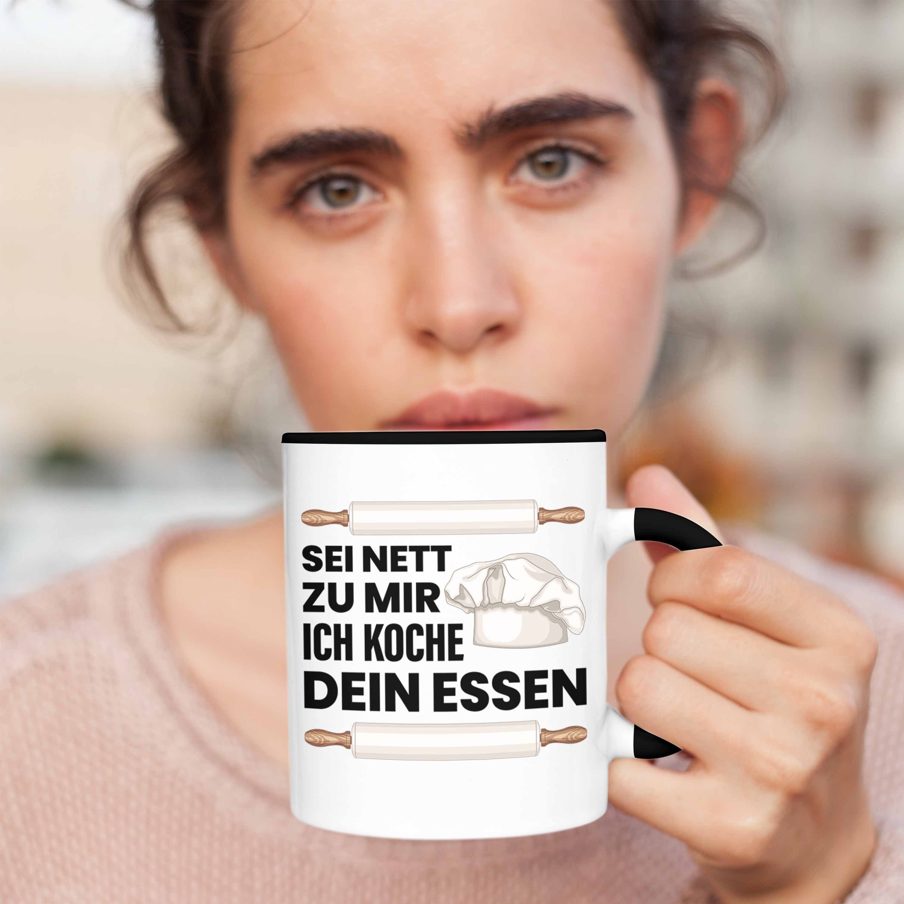 besten Sternekoch Trendation der Welt Schwarz Trendation Spruch Tasse Koch Geschenk - Tasse für