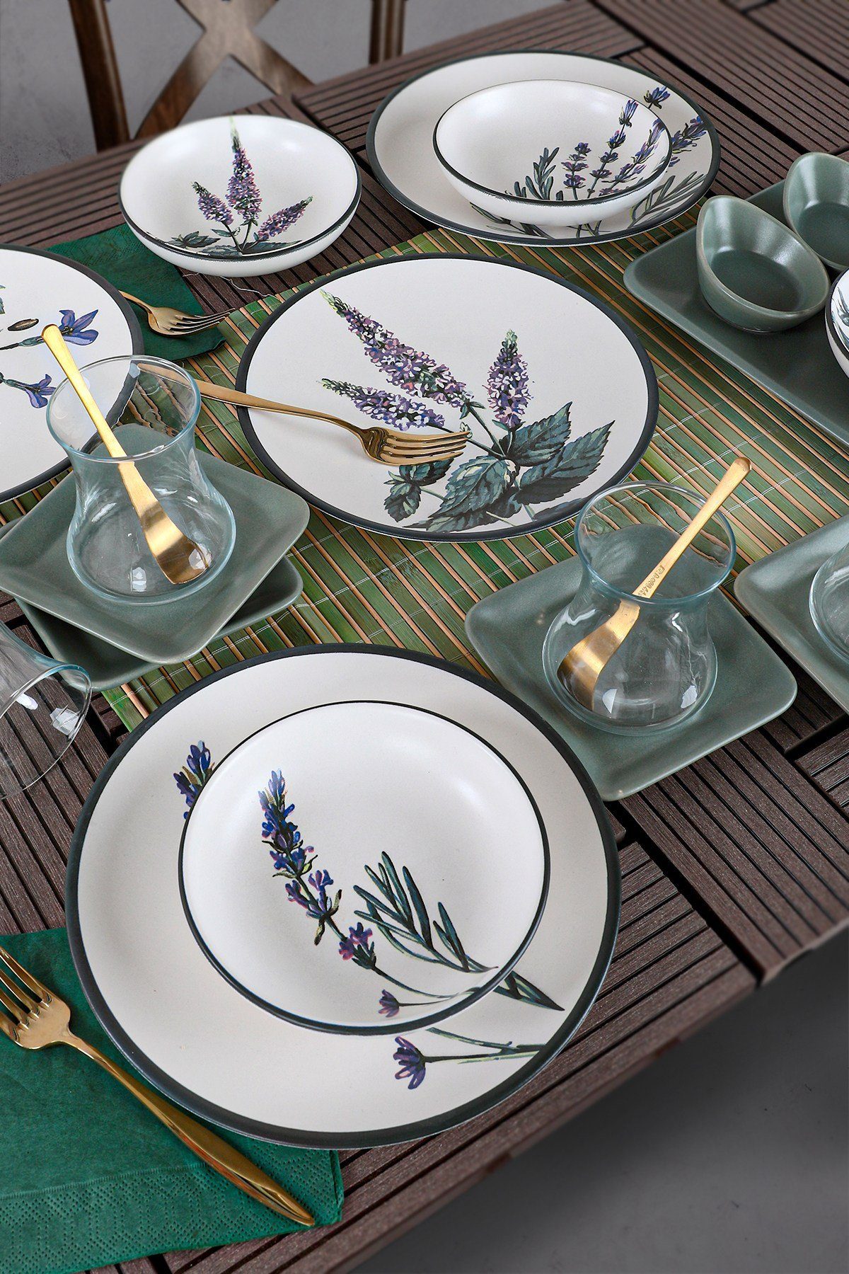 Hermia Concept Frühstücksteller 100% CERAMIC STONEWARE M1736, (21 St)