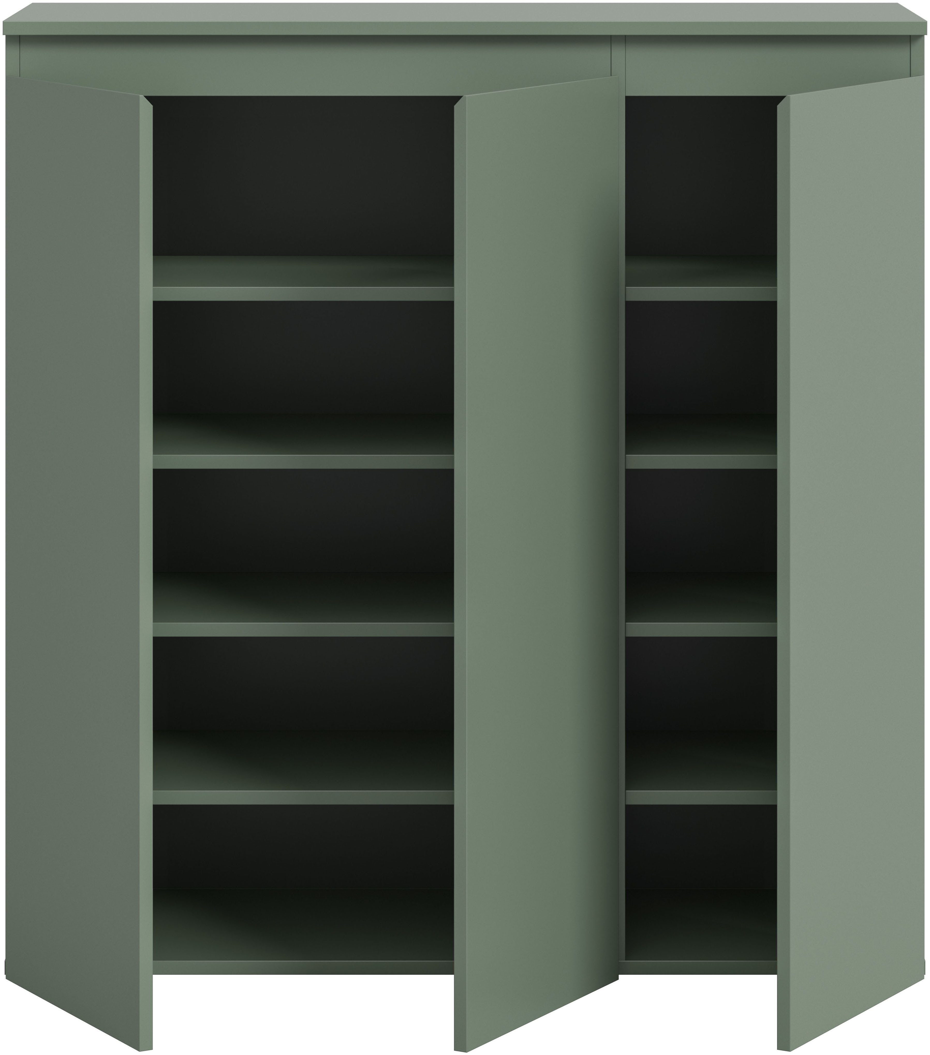 Home affaire Mehrzweckschrank CIPELA, 105x111 cm, viel Stauraum, variable Einlegeböden, universal (1-St., in vielen verschiedenen Trendfarben verfügbar) Schuhsc – Bild 4 von 5