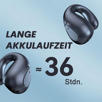 Xmenha Natürlichen HiFi-Stereoklang und dynamische Anrufe Open-Ear-Kopfhörer (Universelle Kompatibilität mit Touch-Steuerung für einfache Bedienung und Nutzung mit verschiedenen Geräten., Innovative Komfort, Klang Konnektivität für anspruchsvolle Aktivitäten)