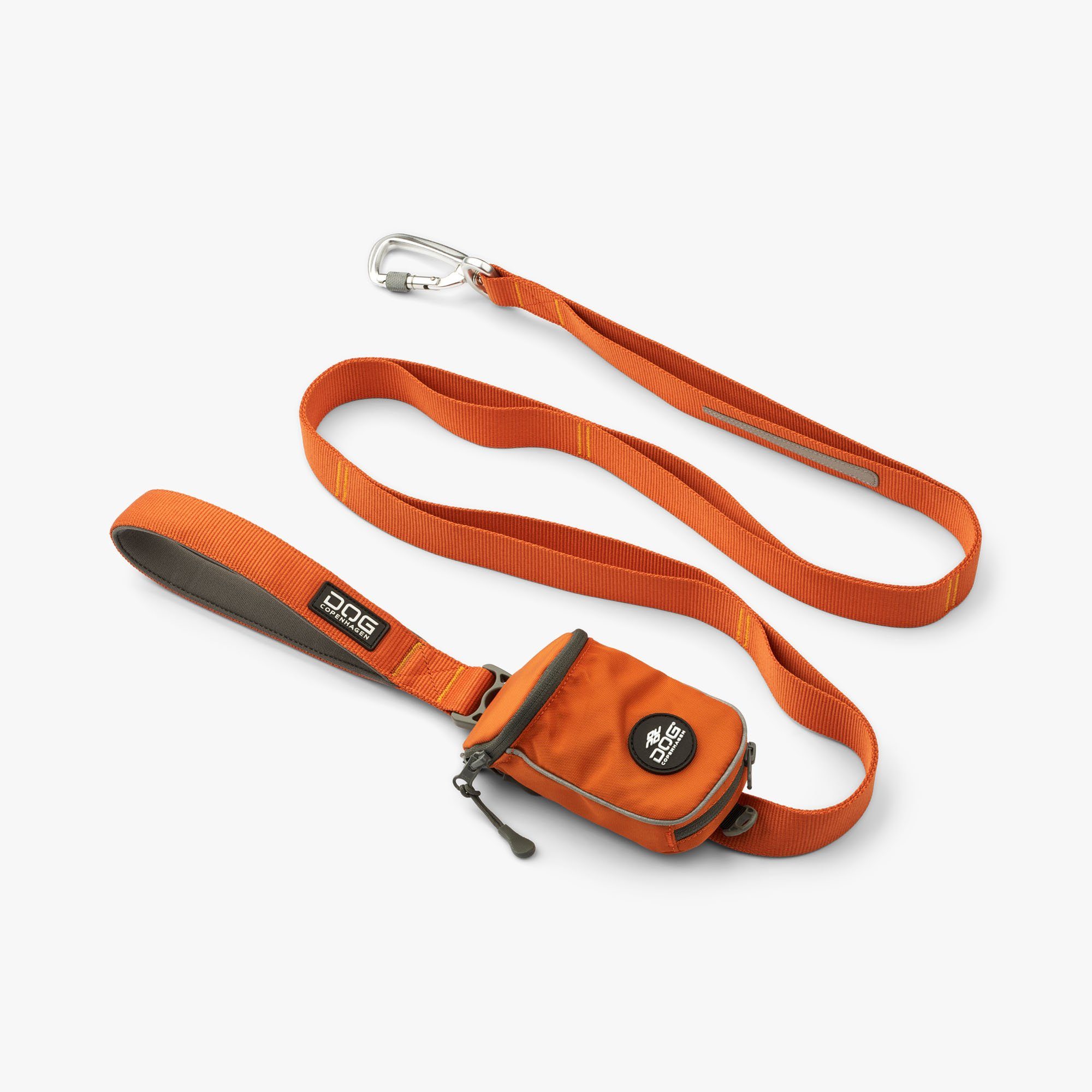 Dog Copenhagen Hundeleine Dog Copenhagen V3 Trail Leash Orange Sun S