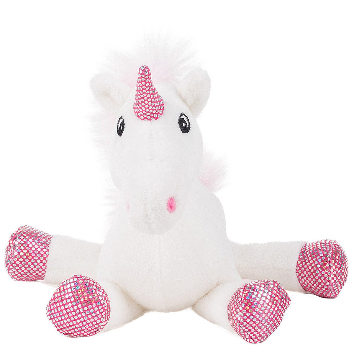 Schaffer Collection Kuscheltier Einhorn "Shiny", besonders weich und kuschelig, mit funkelnden Glitzer-Details