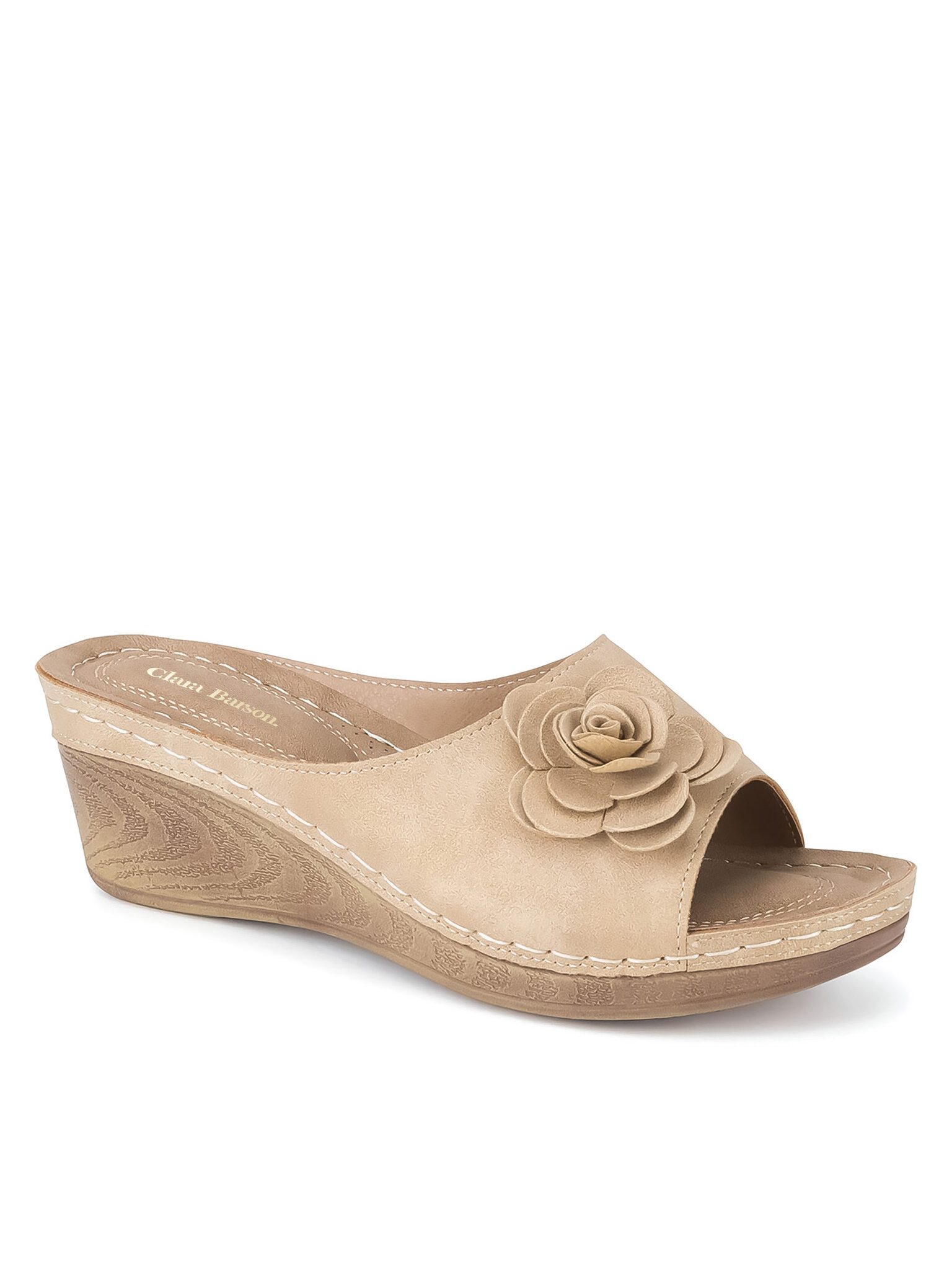 Clara Barson Pantoletten WYL05010-29 Beige Pantolette günstig online kaufen