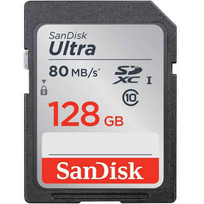 Sandisk SDXC Ultra Class 10 (128GB) Speicherkarte Schock- und Stoßfest Speicherkarte