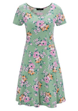 Aniston CASUAL Sommerkleid mit romantischem Blumendruck - NEUE KOLLEKTION