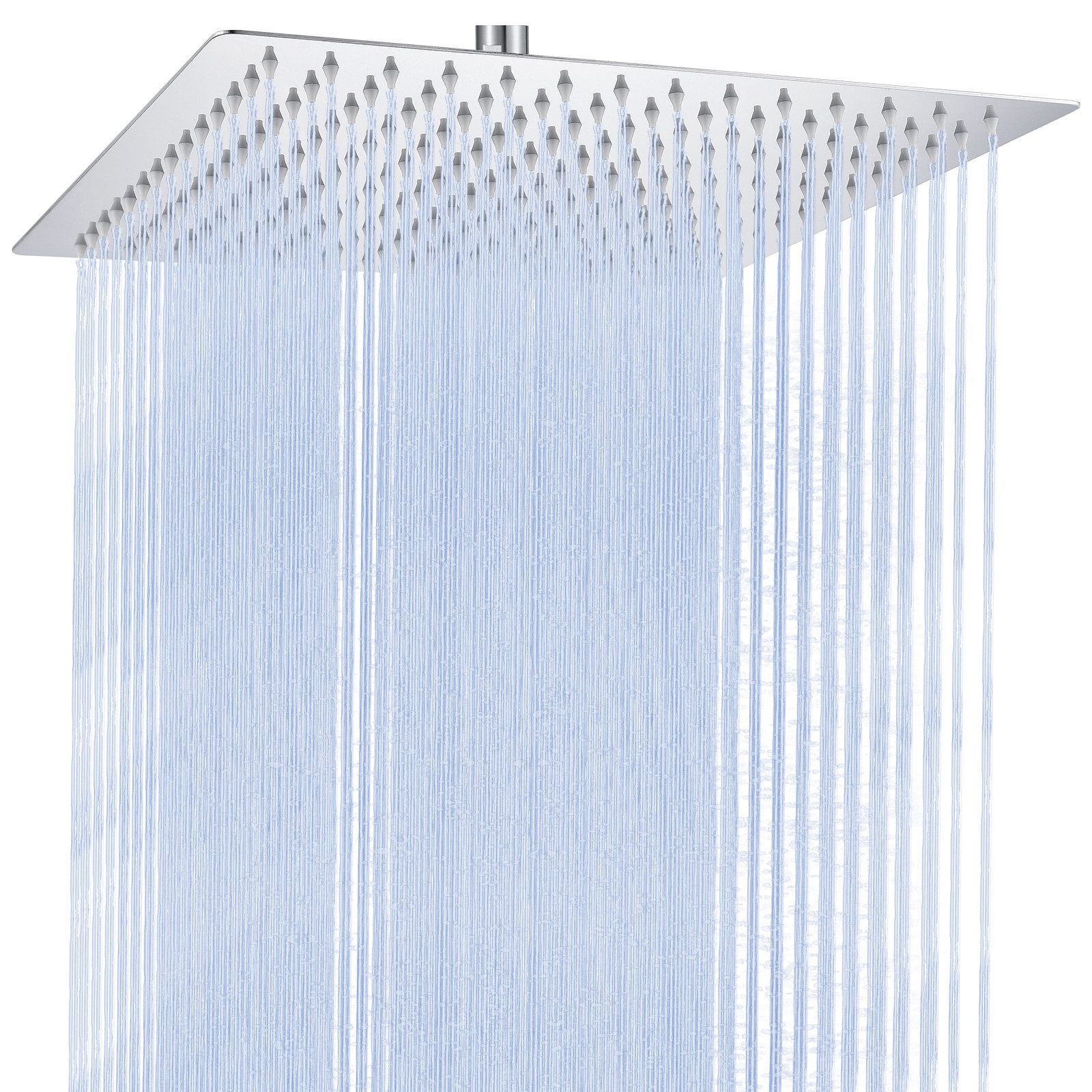Regenduschkopf Chrom 30x30cm Kopfbrause Regenduschen Edelstahl