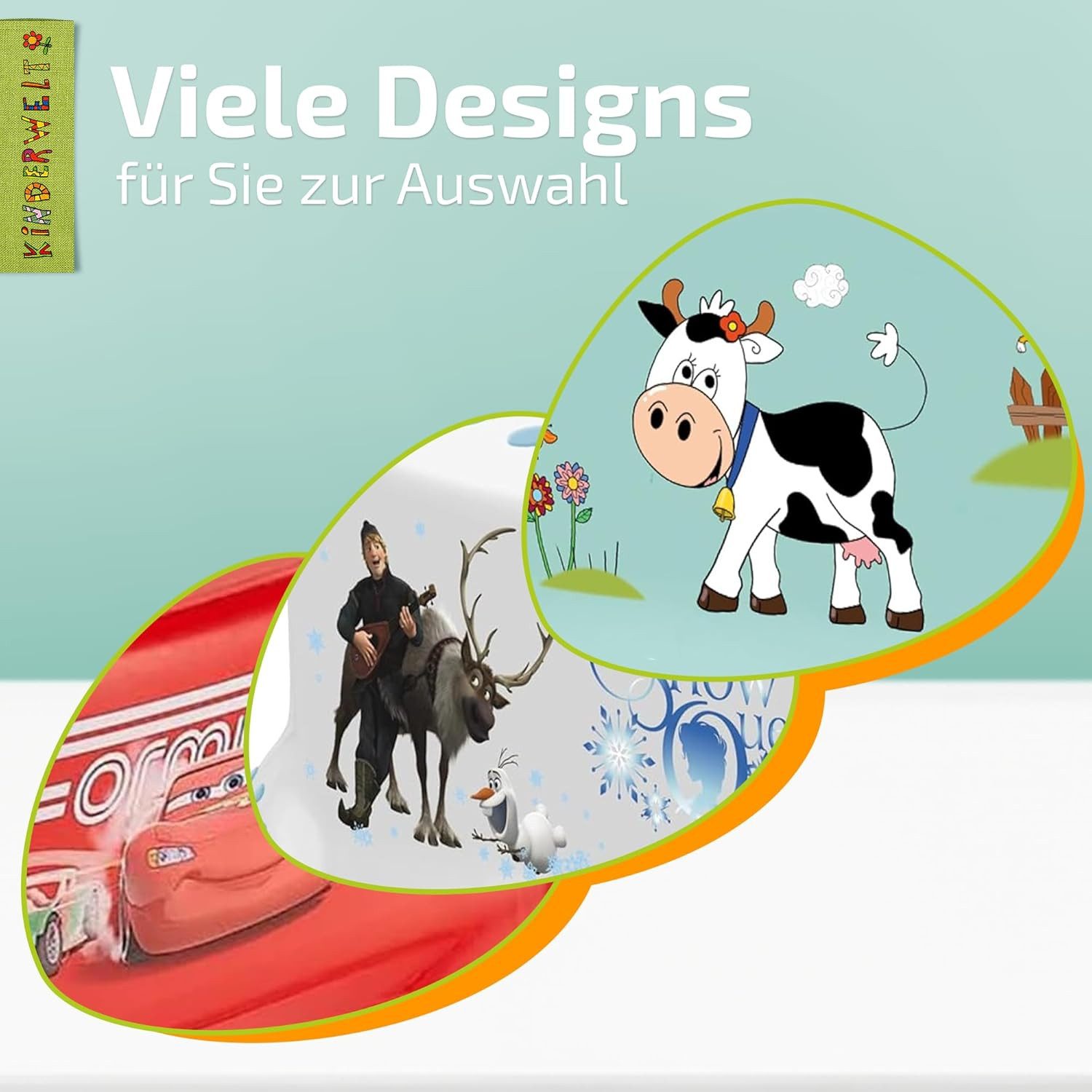 KiNDERWELT Tritthocker Premium Tritthocker Hippo grün stabiler Hocker für Kinder – Bild 5 von 5
