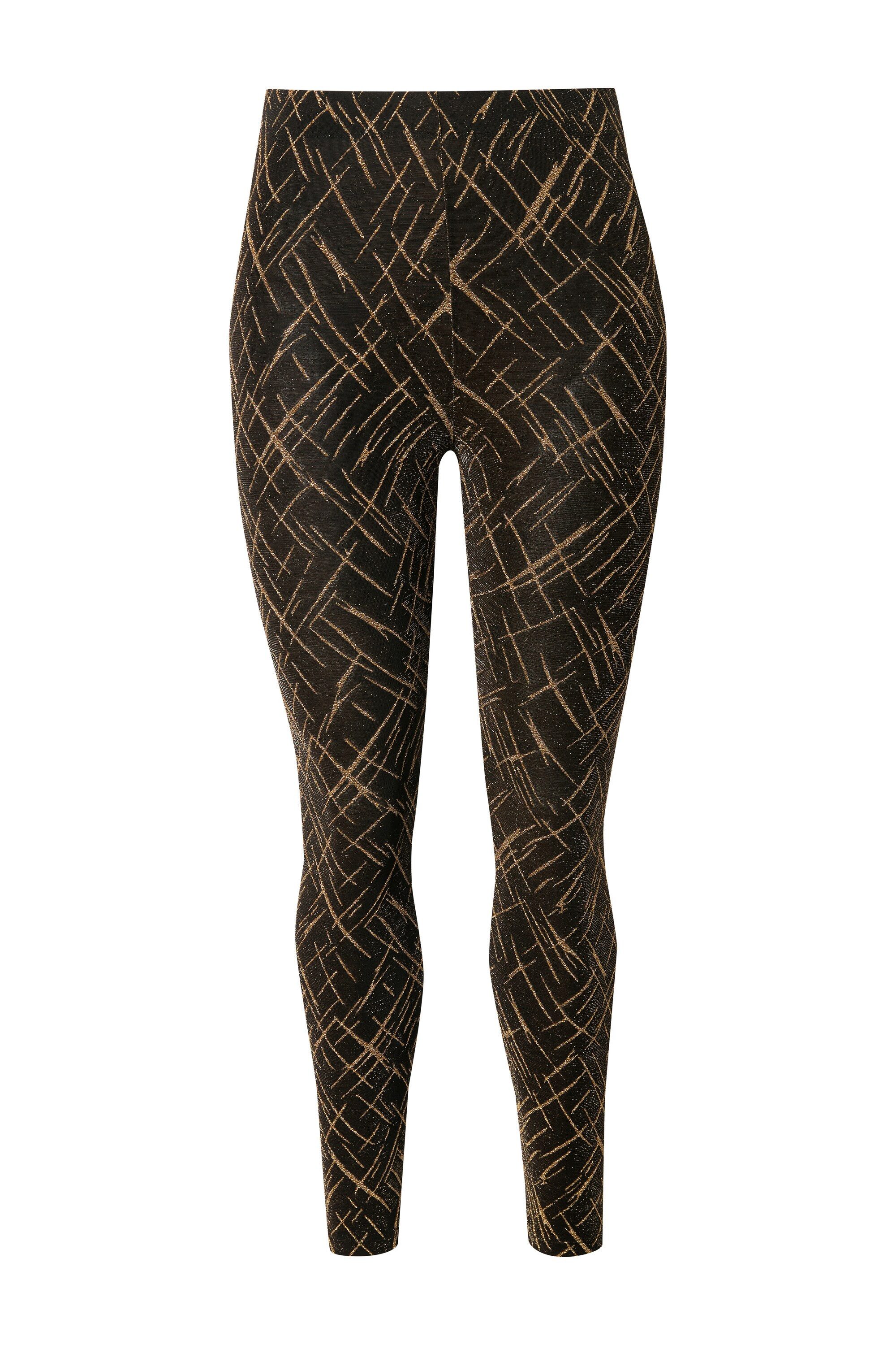 Ulla Popken Feinstrumpfhose Strumpf-Leggings gemustert Glitter – Bild 2 von 3