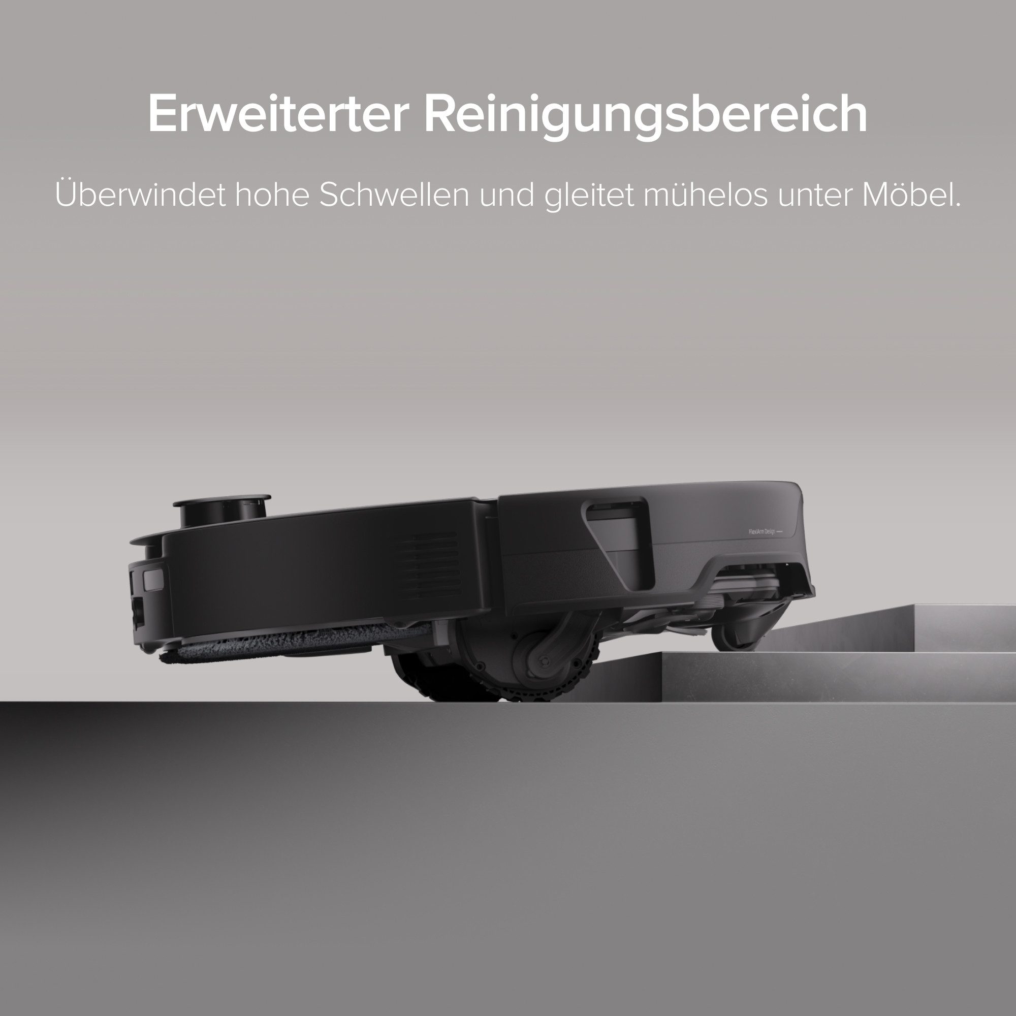 Roborock Nass-Trocken-Saugroboter Saros 20 Neo, 60 W, beutellos, Dual Spinning Mops, FlexiArm™, selbstreinigende Dockingstation – Bild 2 von 5