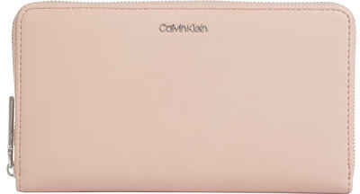Calvin Klein Geldbörse CK MUST Z/A WALLET XL, mit silberfarbenen Details