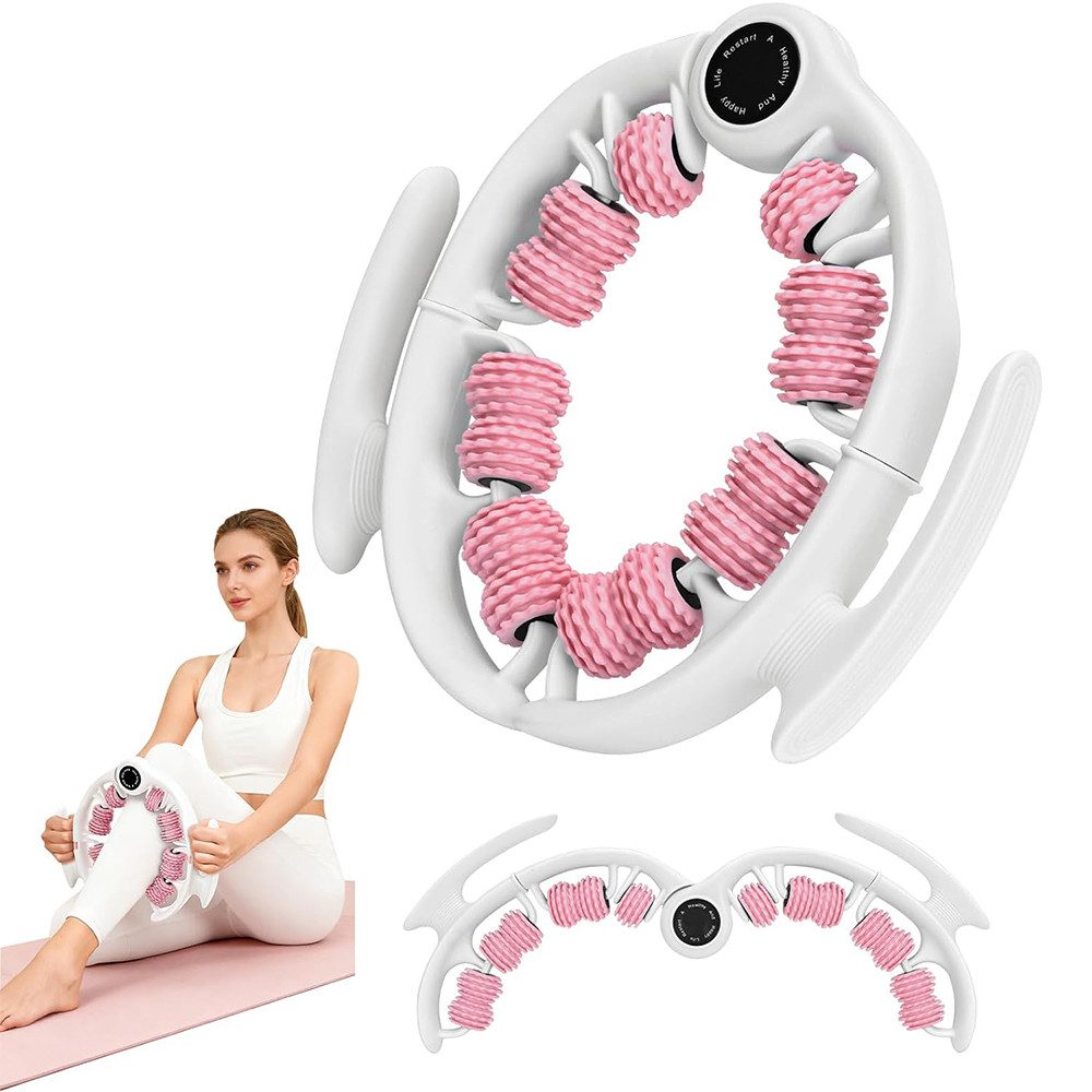 TUWENA Massagegerät Bein Massagerolle, Cellulite Massagegerät, Massageroller mit Griff, Zur Cellulite Entfernung, von Muskelbeschwerden und Schmerzen