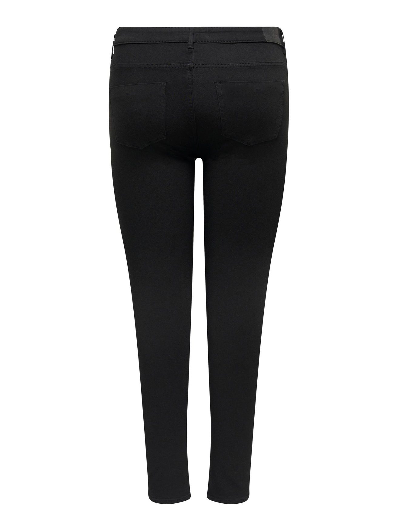 Curvy CARMAYA Jeans Plus Schwarz Strezch in Skinny Denim 6215 Skinny-fit-Jeans Size ONLY Hose CARMAKOMA