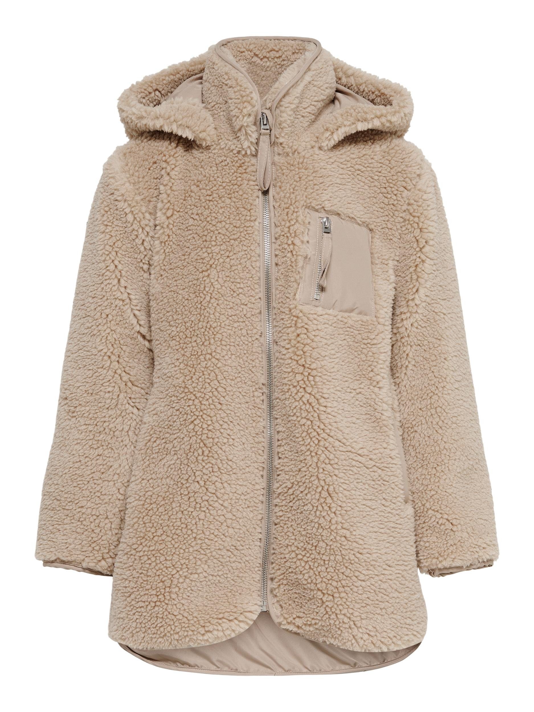 KIDS ONLY Fleecejacke KOGSASCHA SHERPA HOOD JACKET CP OTW