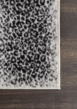 Designteppich Modern Teppich Abstrakt Grau - Weich, Pflegeleich, Mazovia, 80 x 150 cm, Geeignet für Fußbodenheizung, Höhe 7 mm, Kurzflor