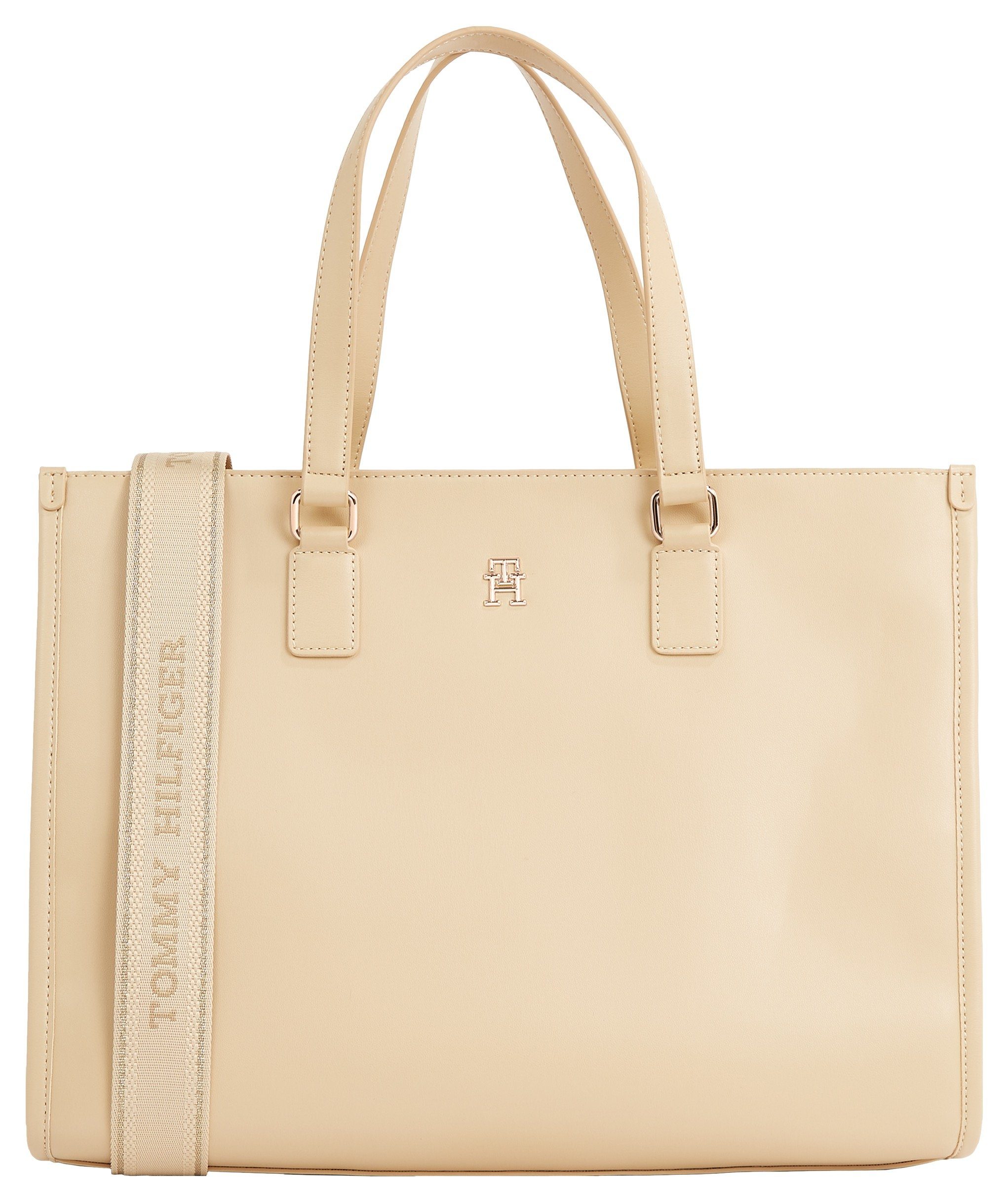 Tommy Hilfiger Shopper TH MONOTYPE TOTE, Handtasche Damen Tasche Damen Schultertasche Henkeltasche