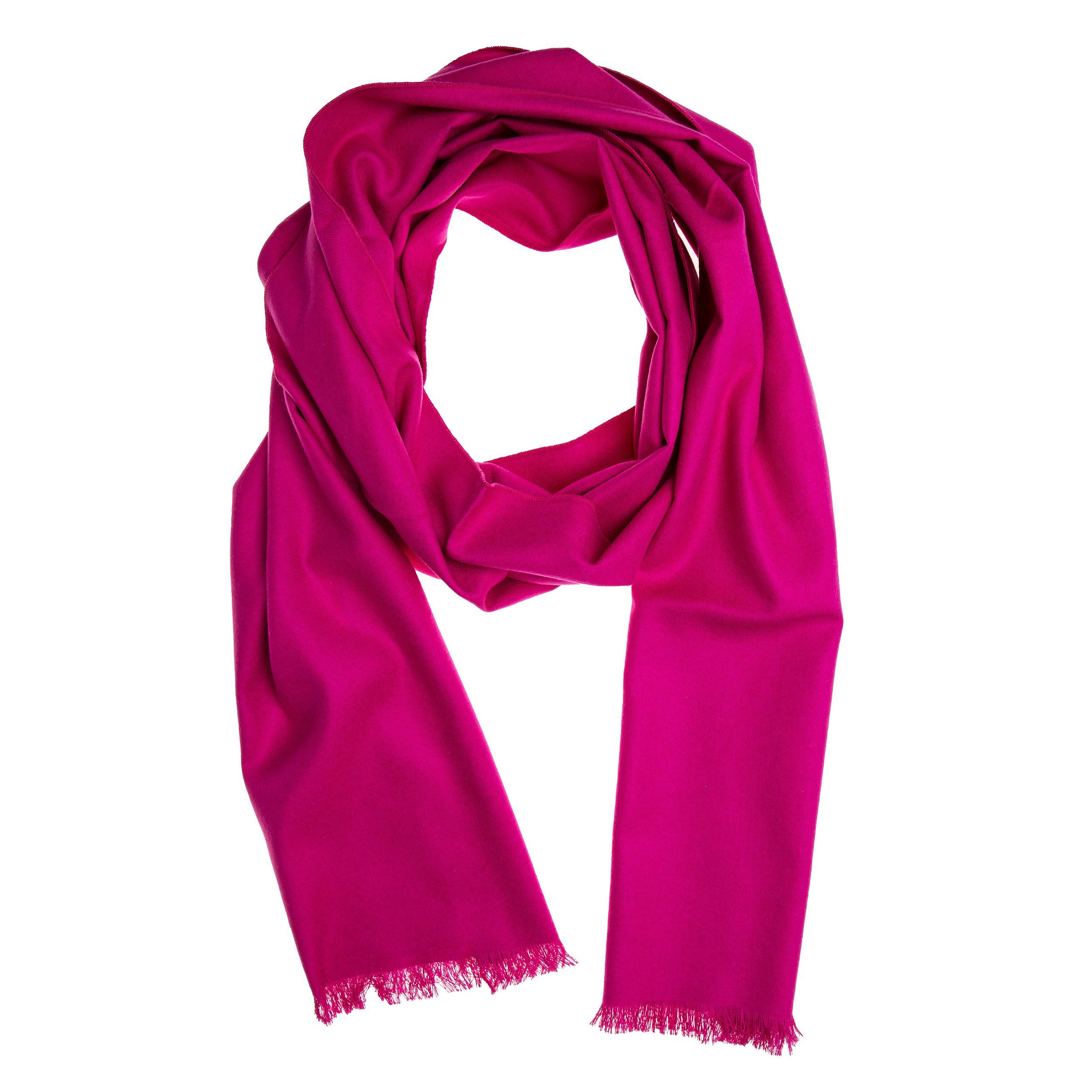 SEABRIGHT Seidenschal Schal Seidenflanell pink