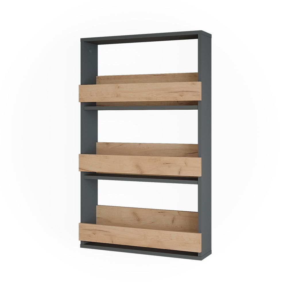 Vicco Weinregal Repose, Goldkraft Eiche/Anthrazit, 60 x 98 cm günstig online kaufen