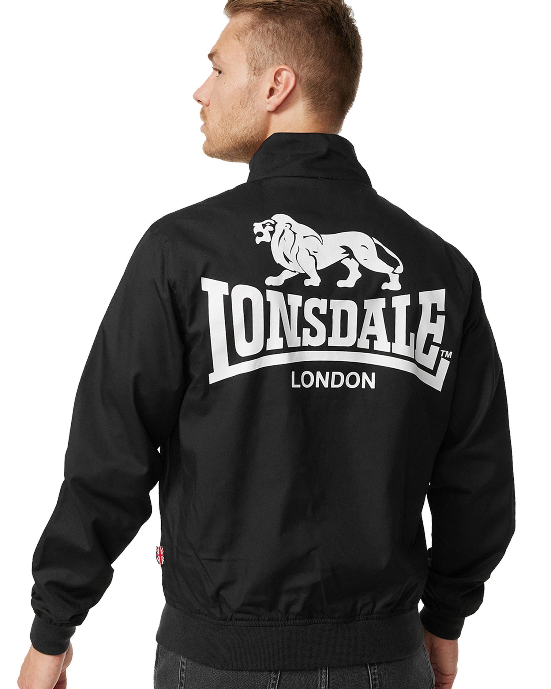 Lonsdale Blusenjacke Lonsdale Harrington Jacke Acton Klassischer Schnitt mit typischem Karofutter